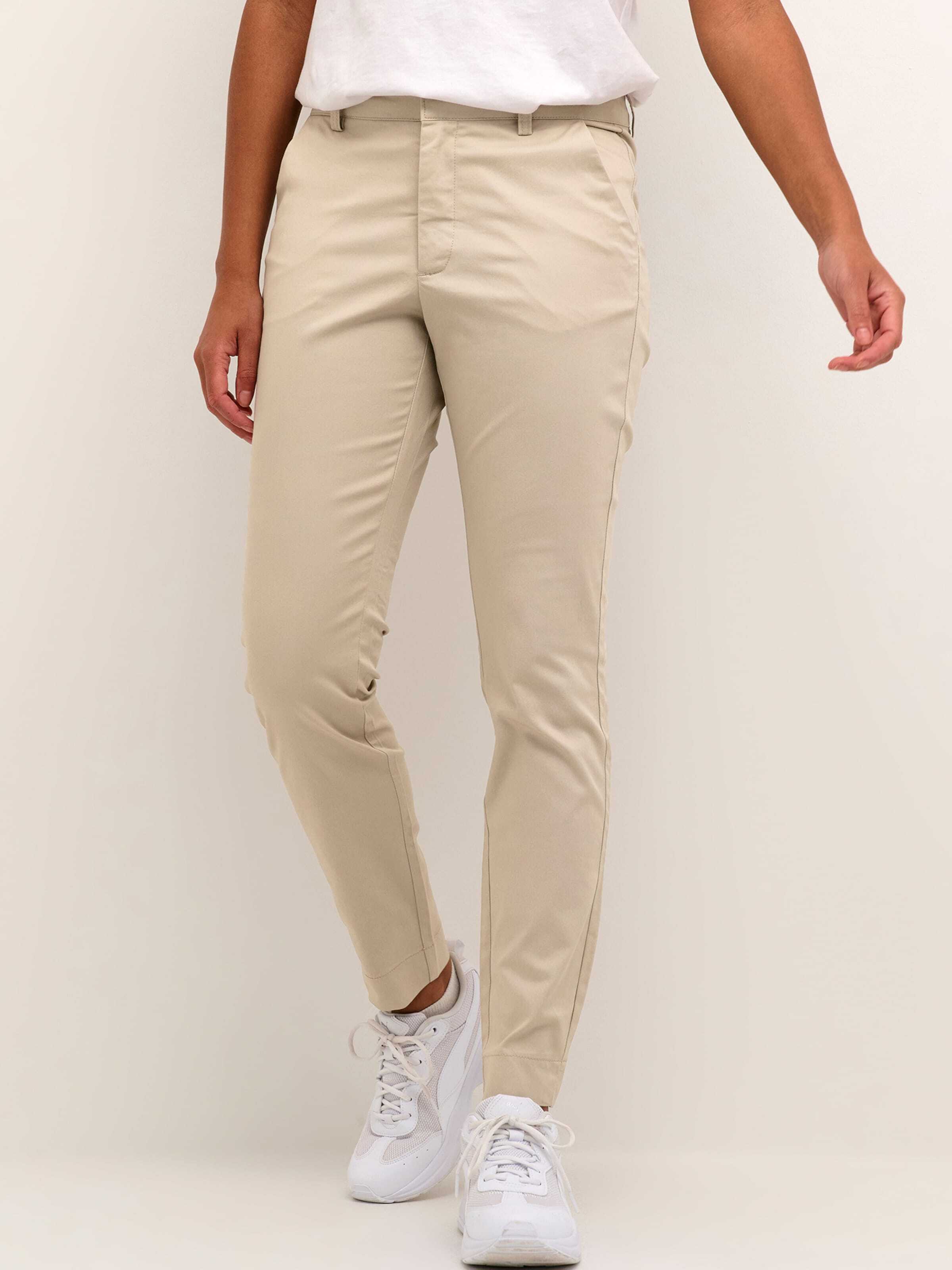 Kaffe Čino bikses 'KA Lea' bēšs