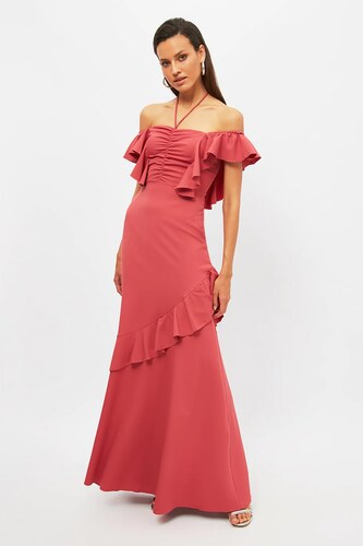 rose evening gown