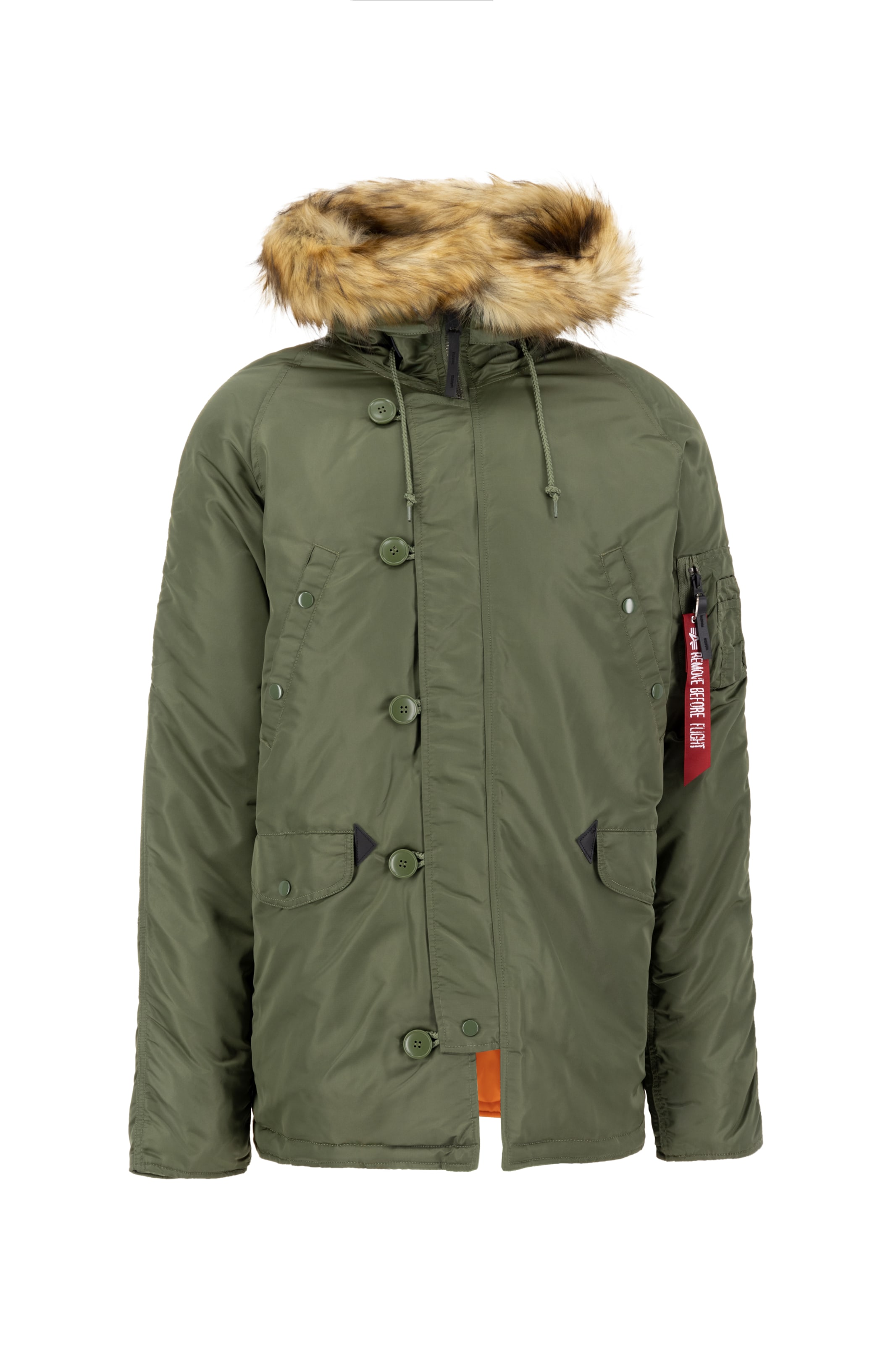 ALPHA INDUSTRIES Ziemas jaka 'N3B VF 59' olīvzaļš