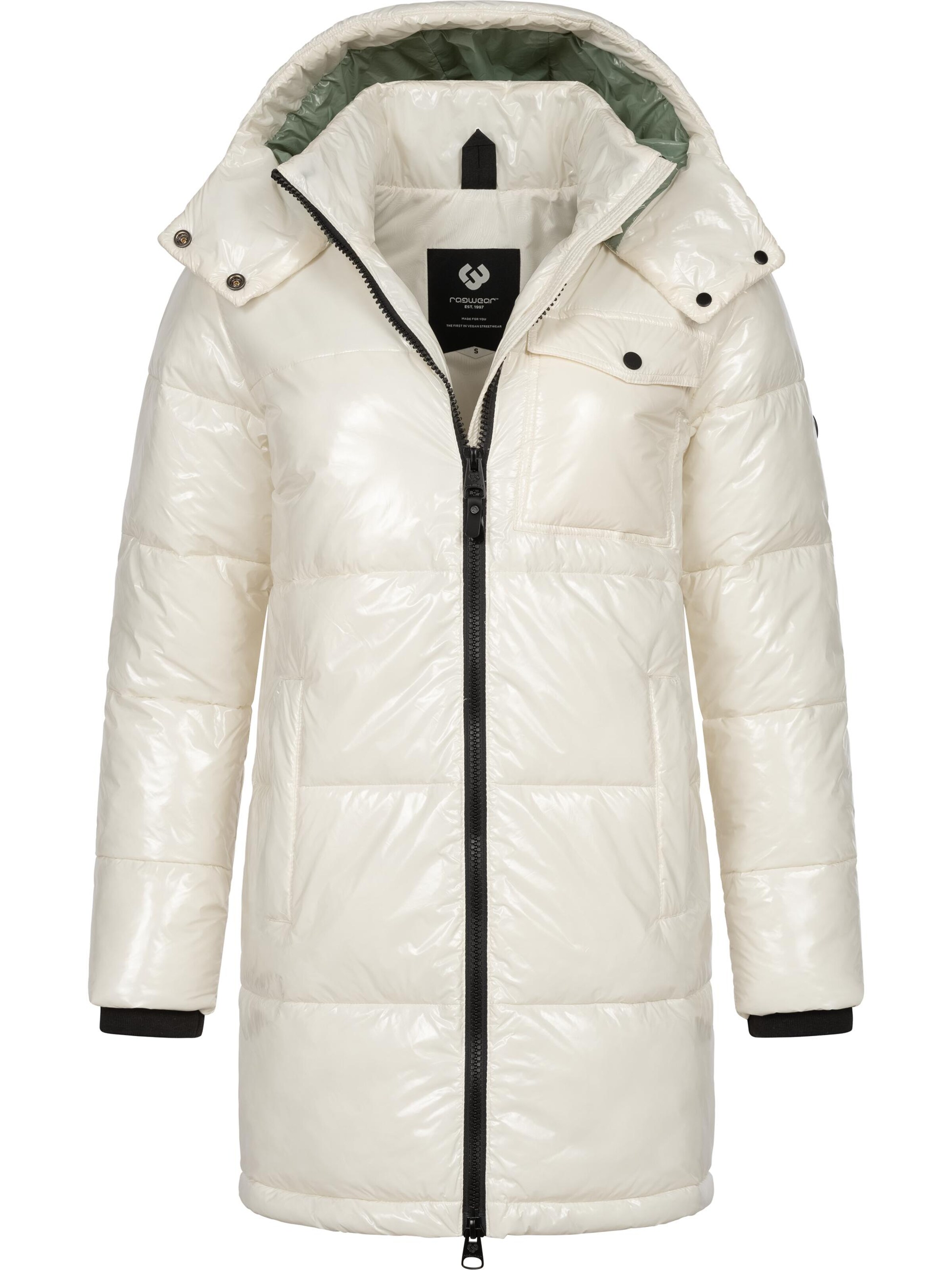 Ragwear Ziemas jaka 'Roobie' melns / balts