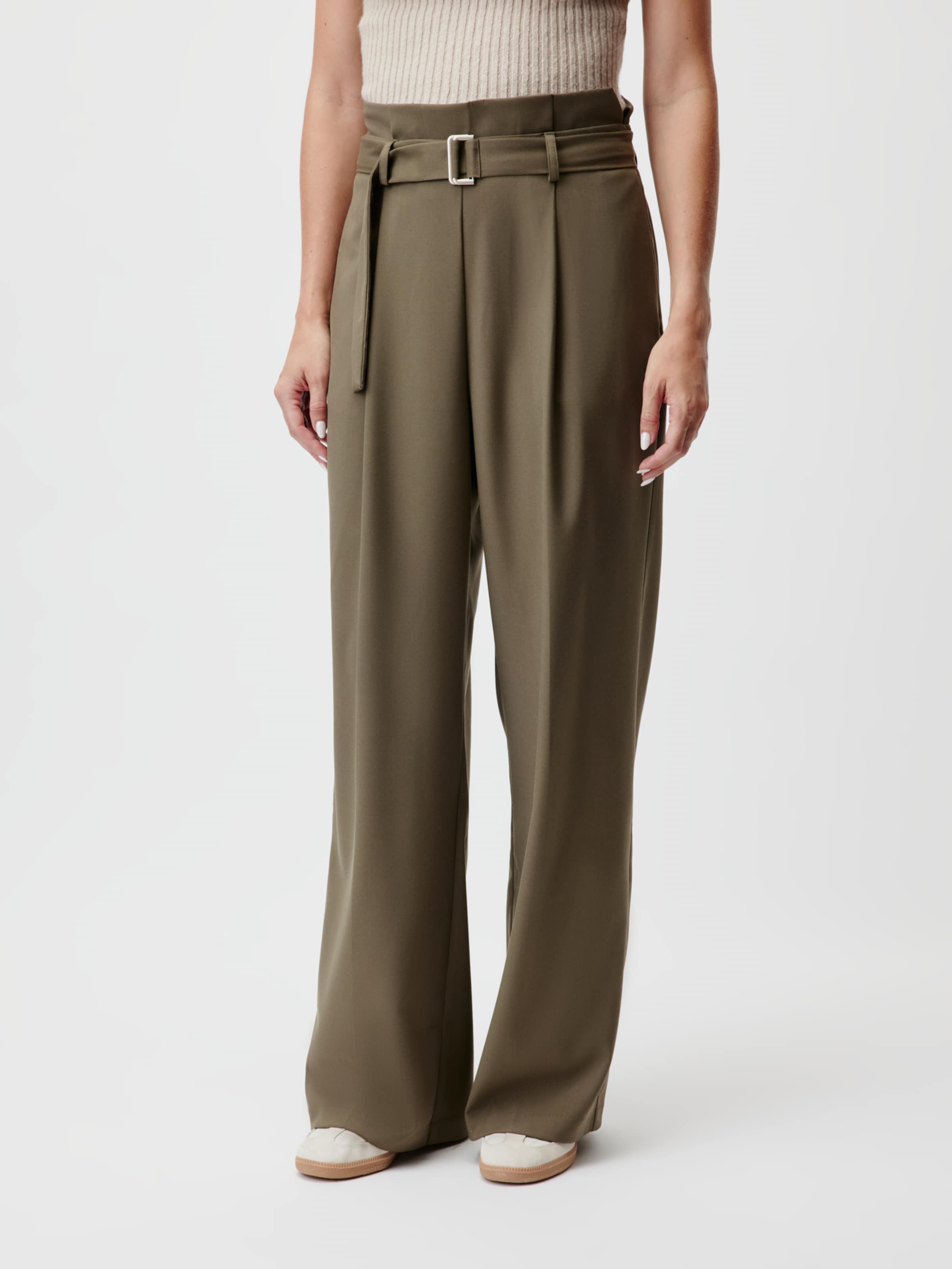 LeGer by Lena Gercke Klasiskas bikses 'Jocy' olīvzaļš