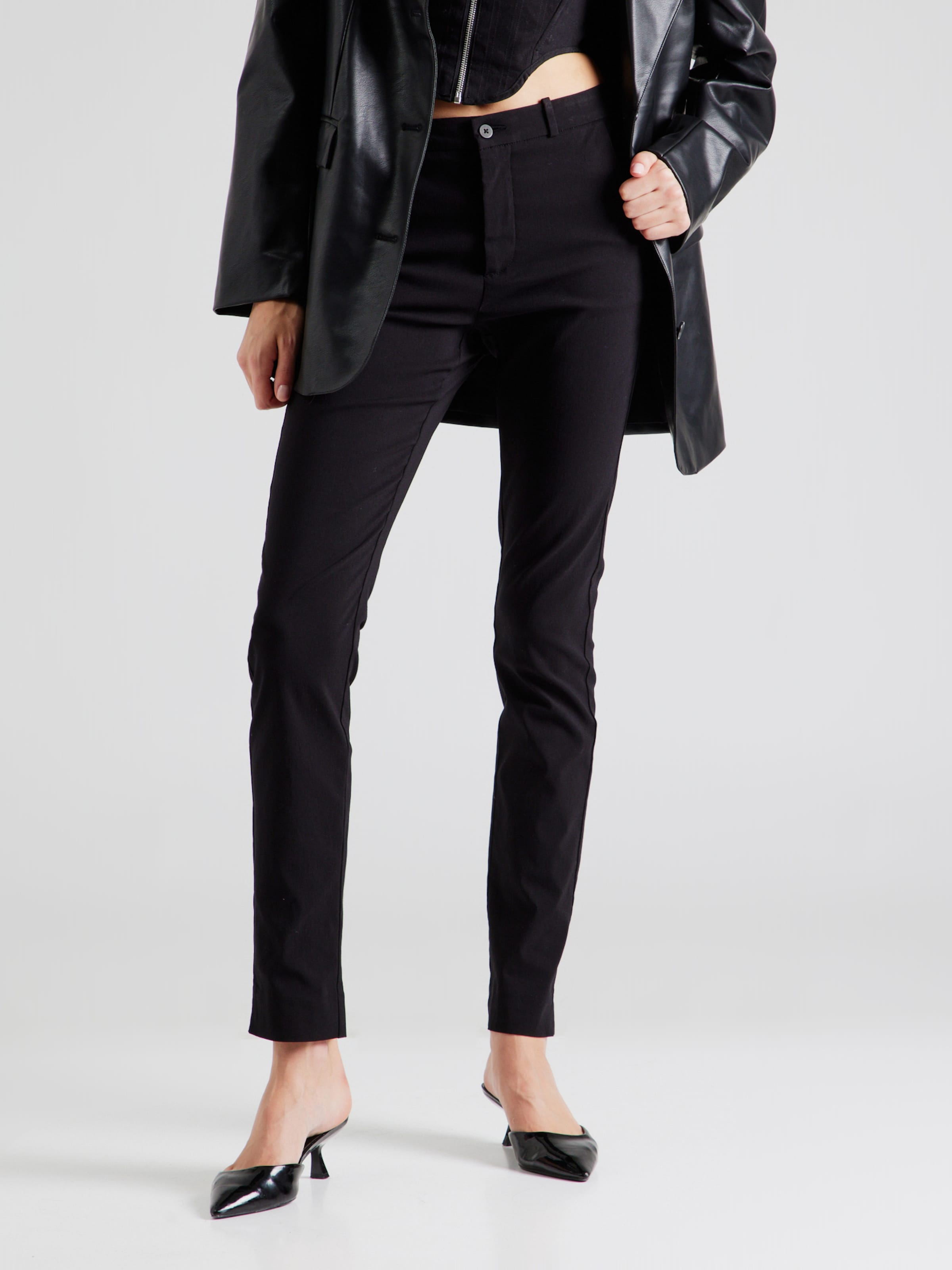 Freequent Čino bikses 'SOLVEJ' melns