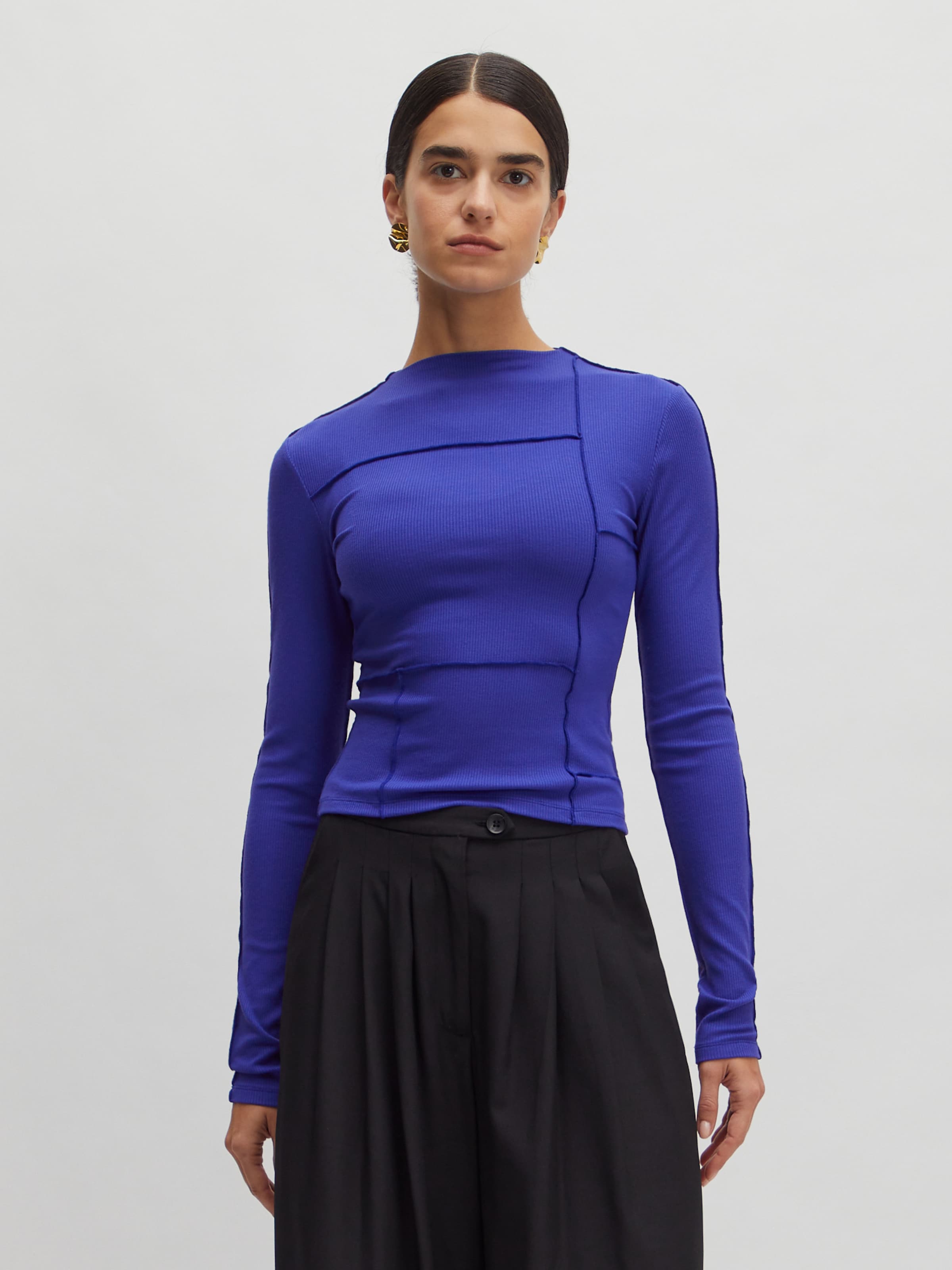 EDITED T-Krekls 'Laila' zils