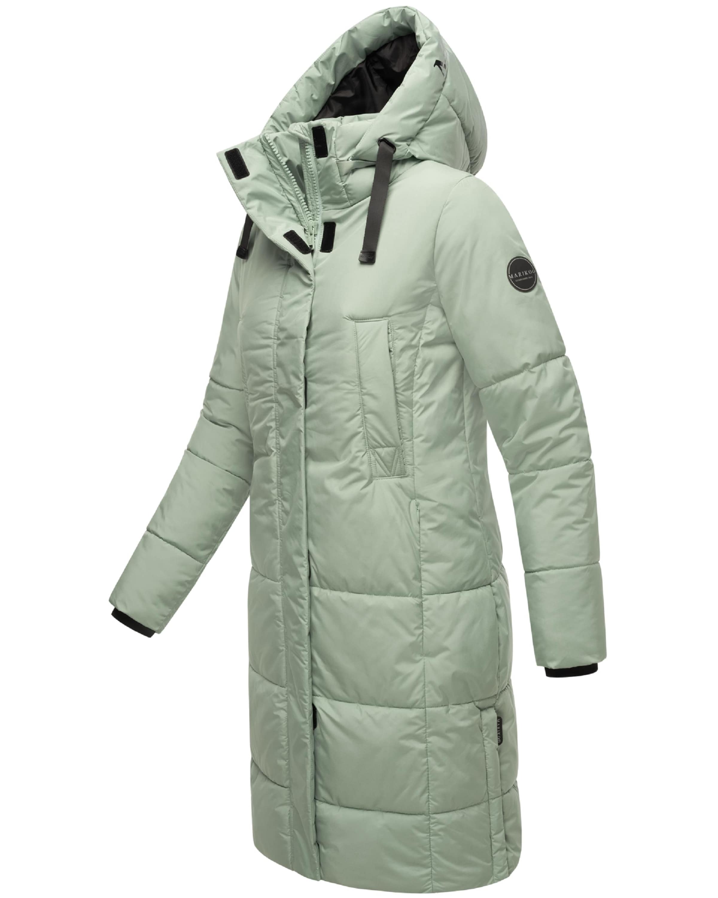 MARIKOO Ziemas mētelis pasteļzaļš