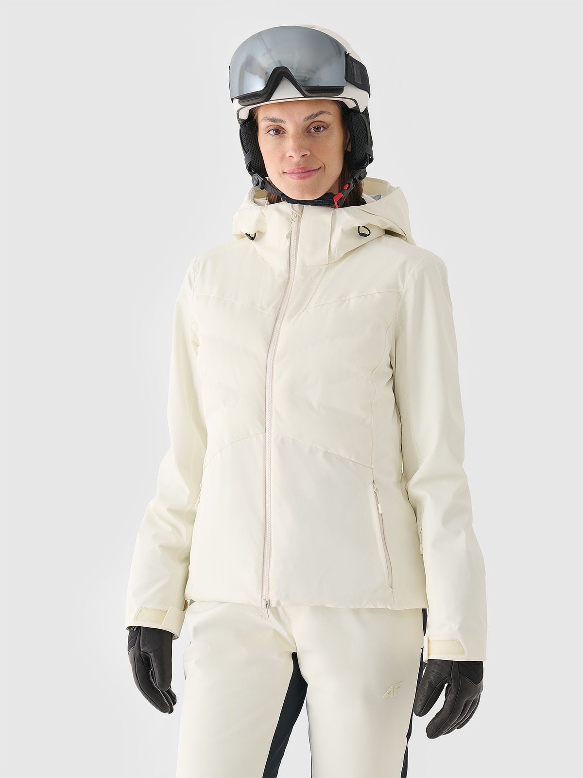 4F Sieviešu slēpošanas virsjaka membrāna Dermizax 20000 - balta