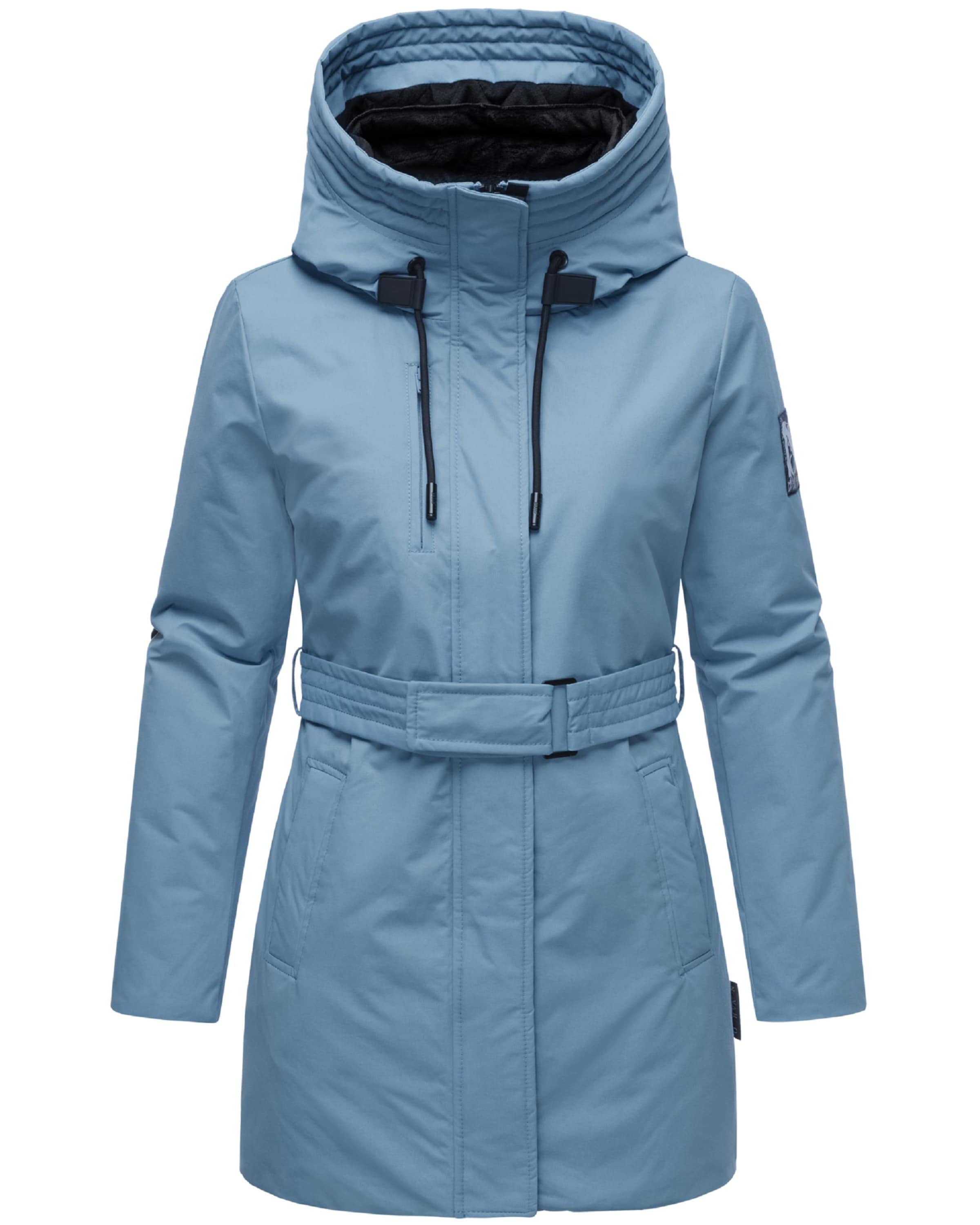 NAVAHOO Ziemas parka debeszils / melns