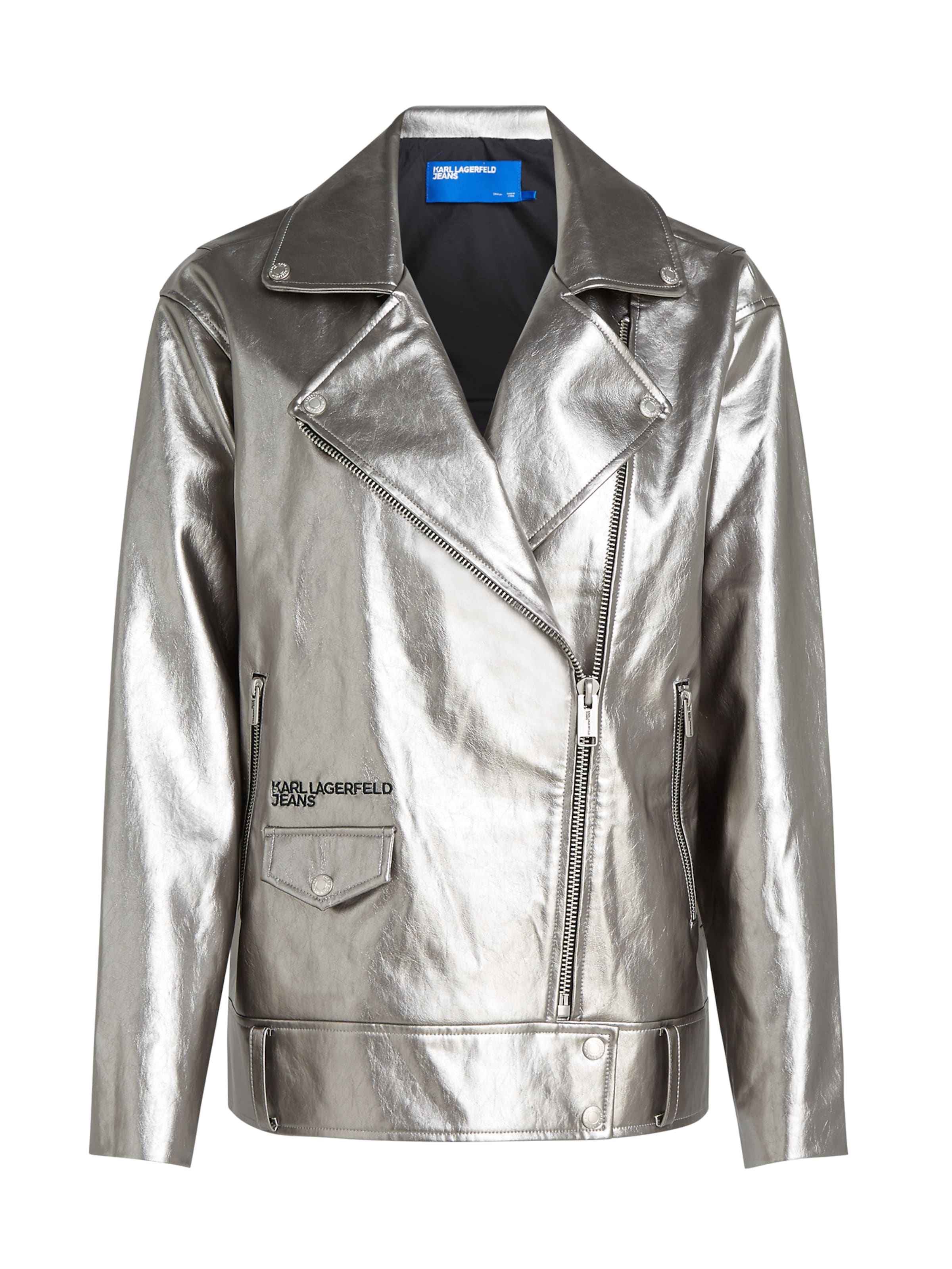KARL LAGERFELD JEANS Starpsezonu jaka pelēks