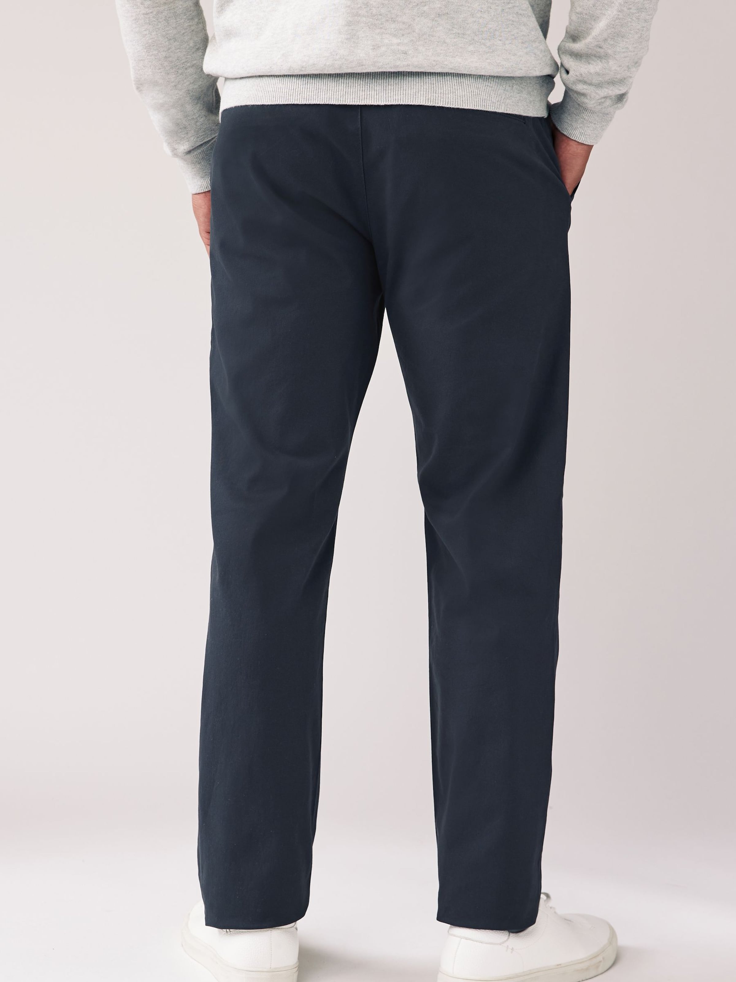 Next Čino bikses zils / pelēks