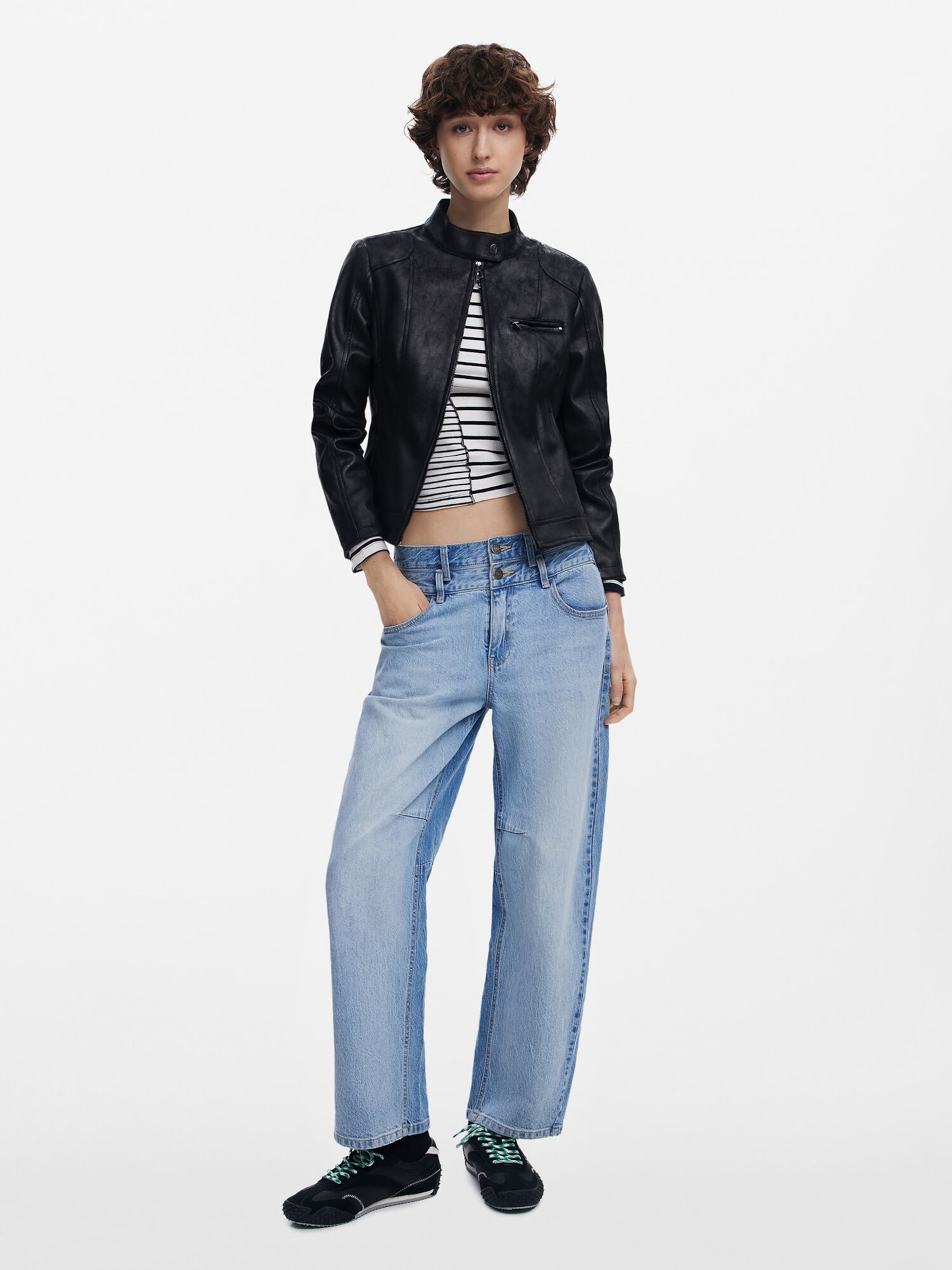 Desigual Starpsezonu jaka melns