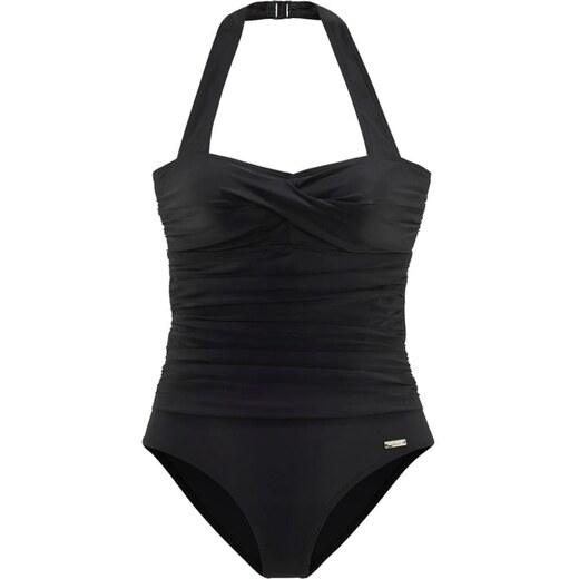 One-Piece Padded Triangle Swimsuit with Ruffle 