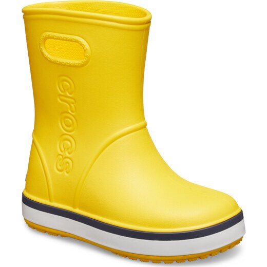 yellow crocband crocs