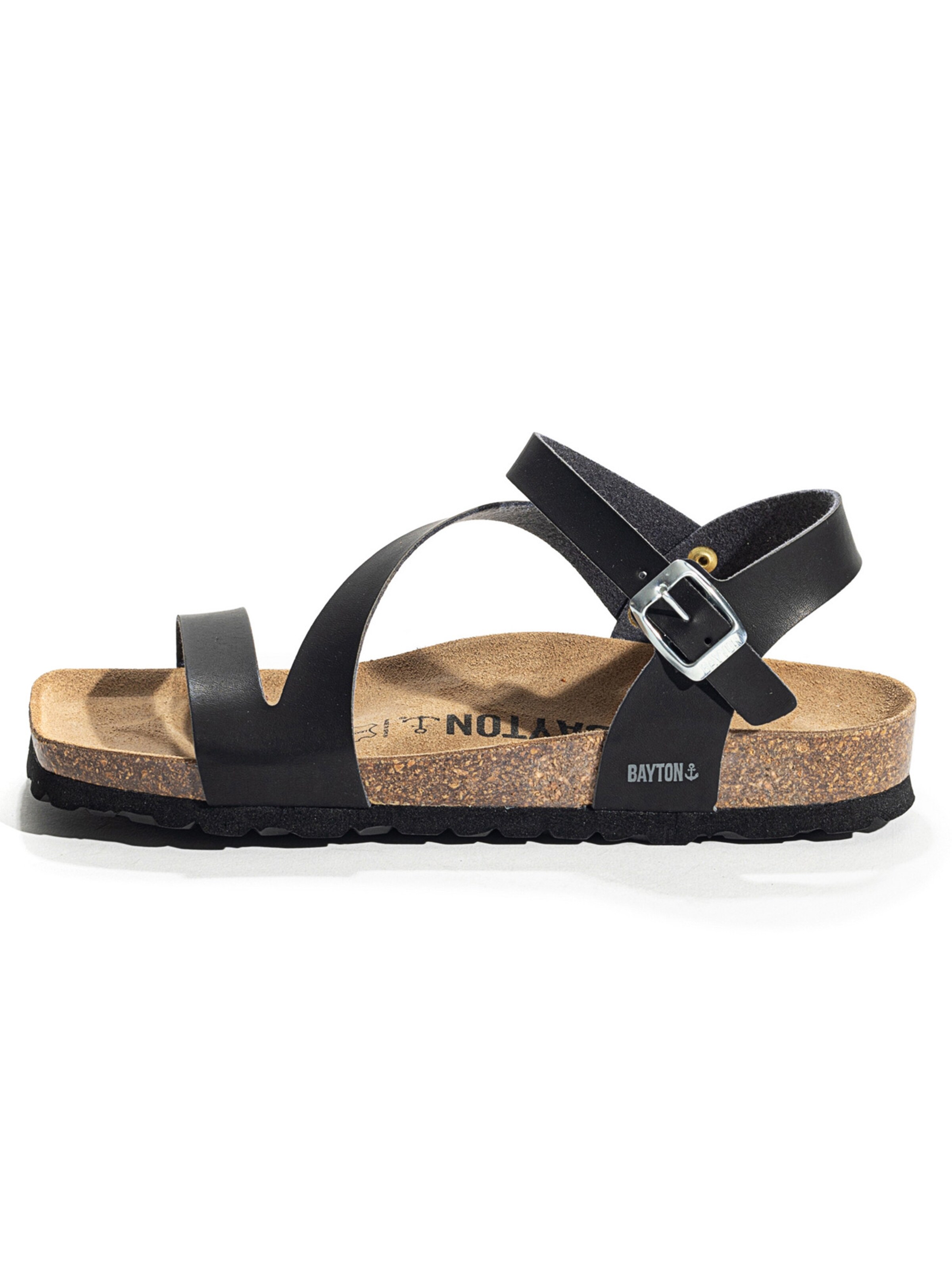 Bayton Siksniņsandales 'Vigo' melns