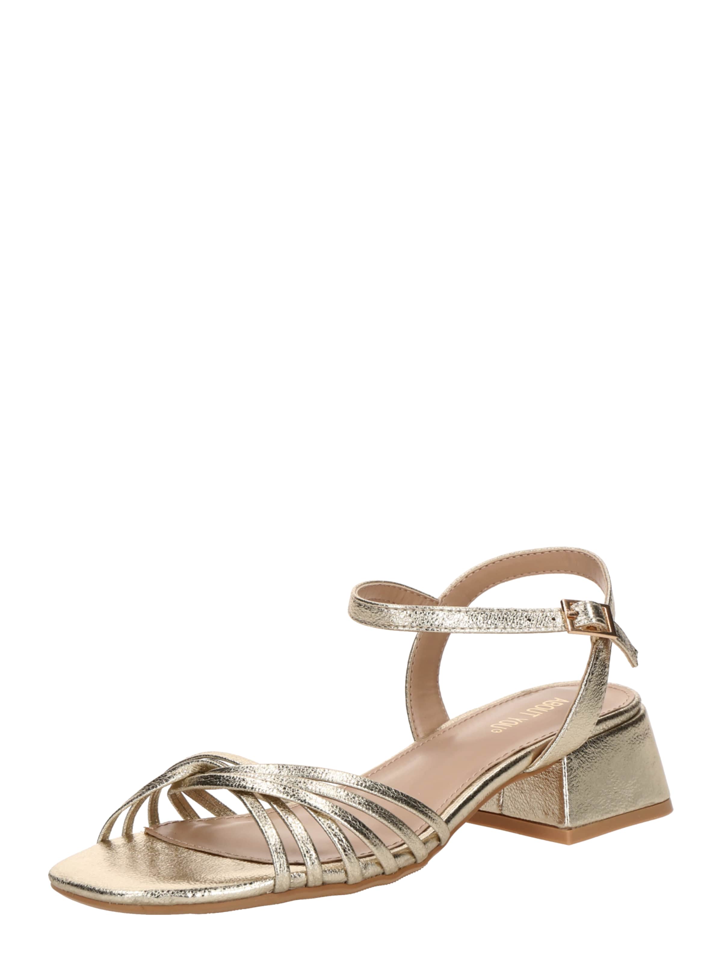 ABOUT YOU Siksniņsandales 'Samia' zelts