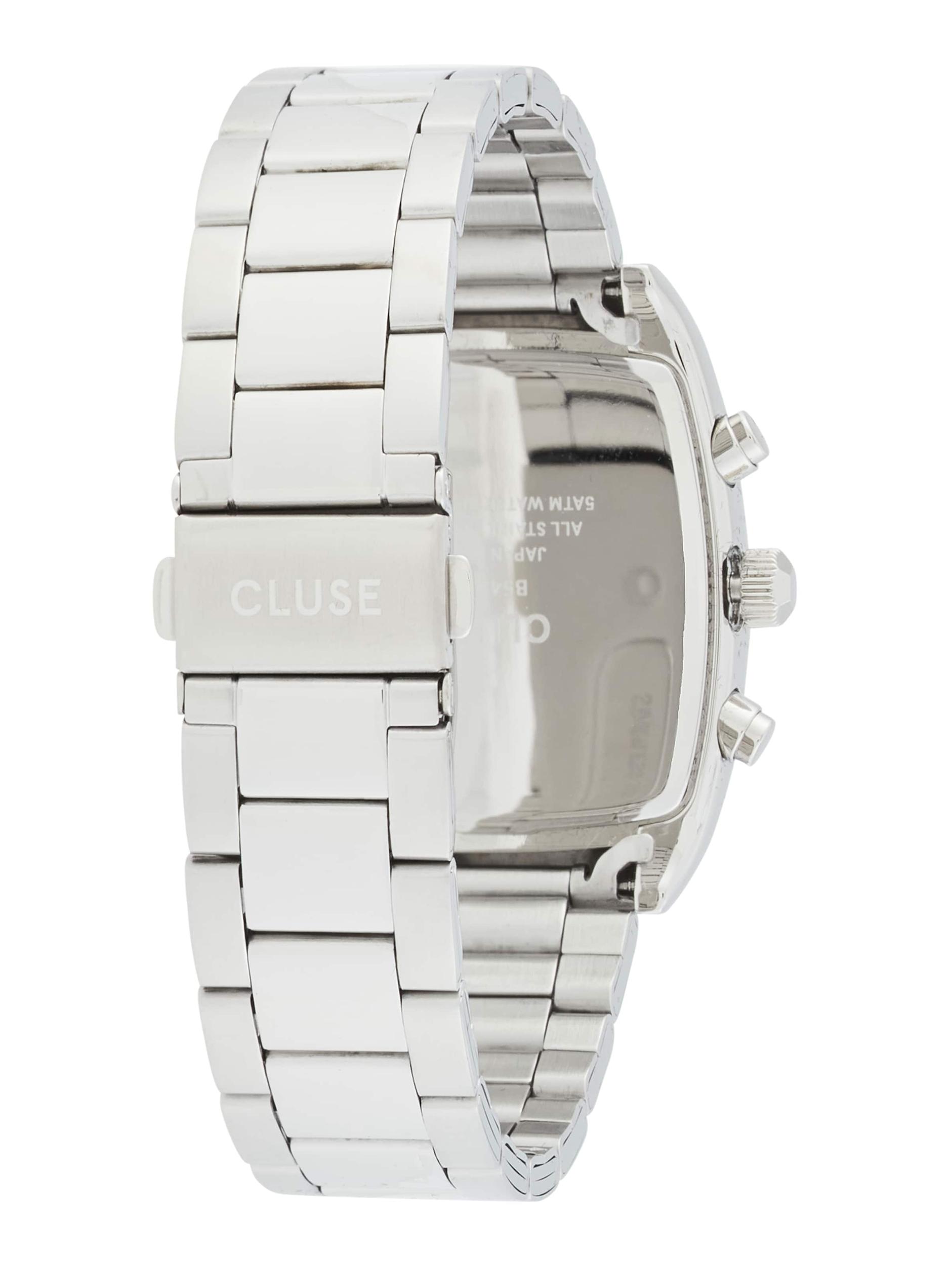 CLUSE Analogais pulkstenis 'Quartaut' zils / sudrabs