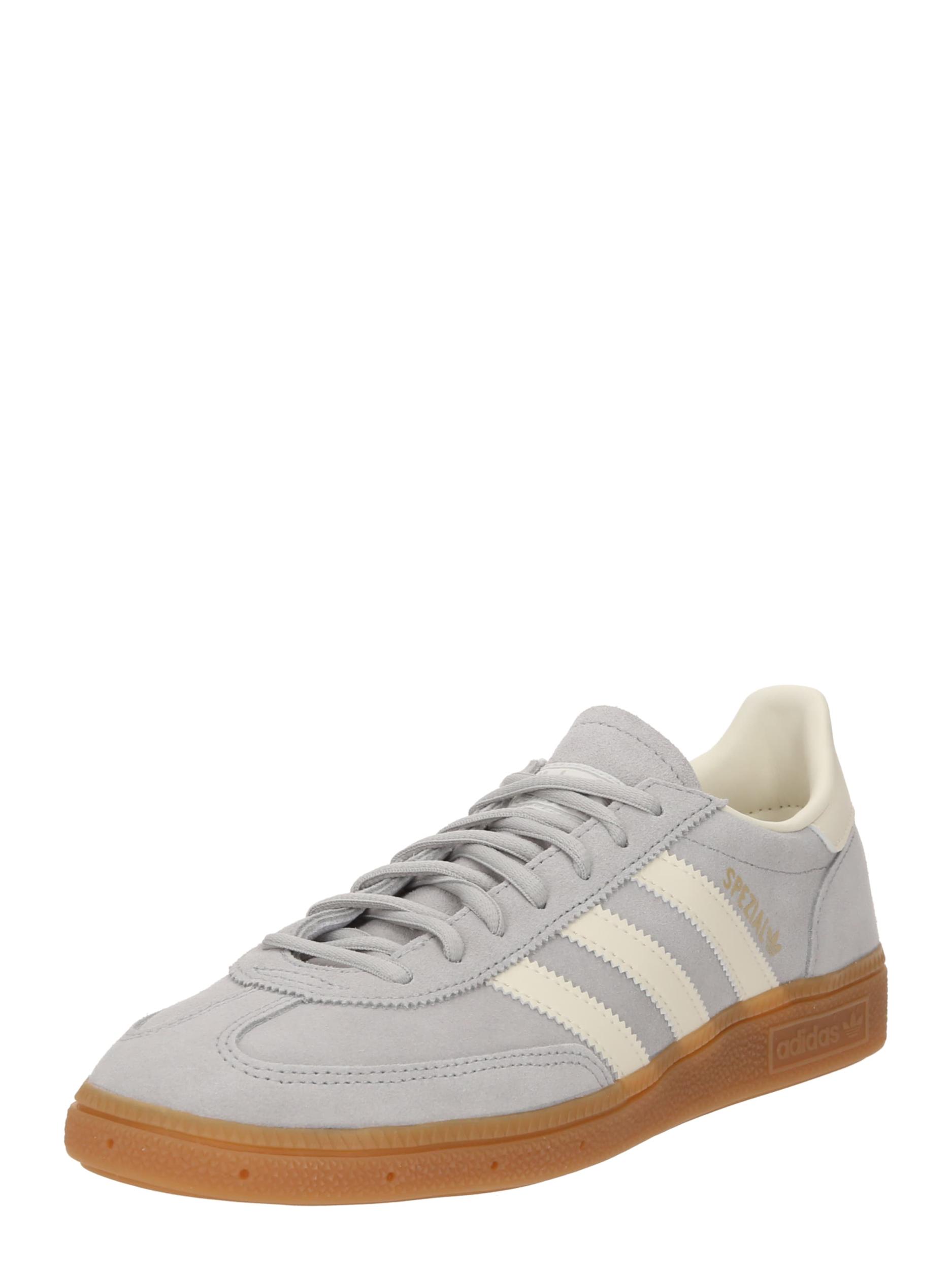 ADIDAS ORIGINALS Zemie brīvā laika apavi 'Handball Spezial' gaiši pelēks / balts