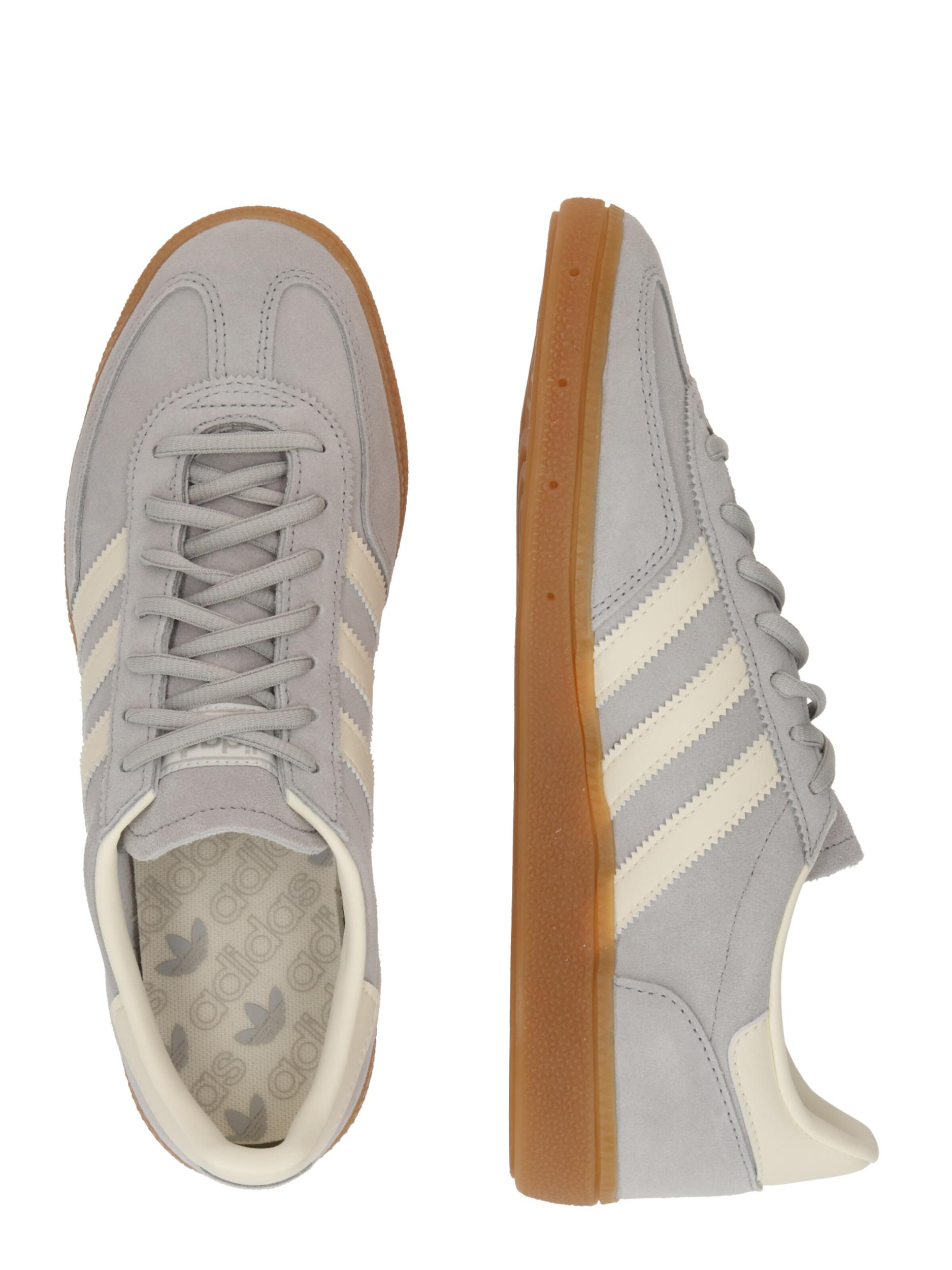 ADIDAS ORIGINALS Zemie brīvā laika apavi 'Handball Spezial' gaiši pelēks / balts