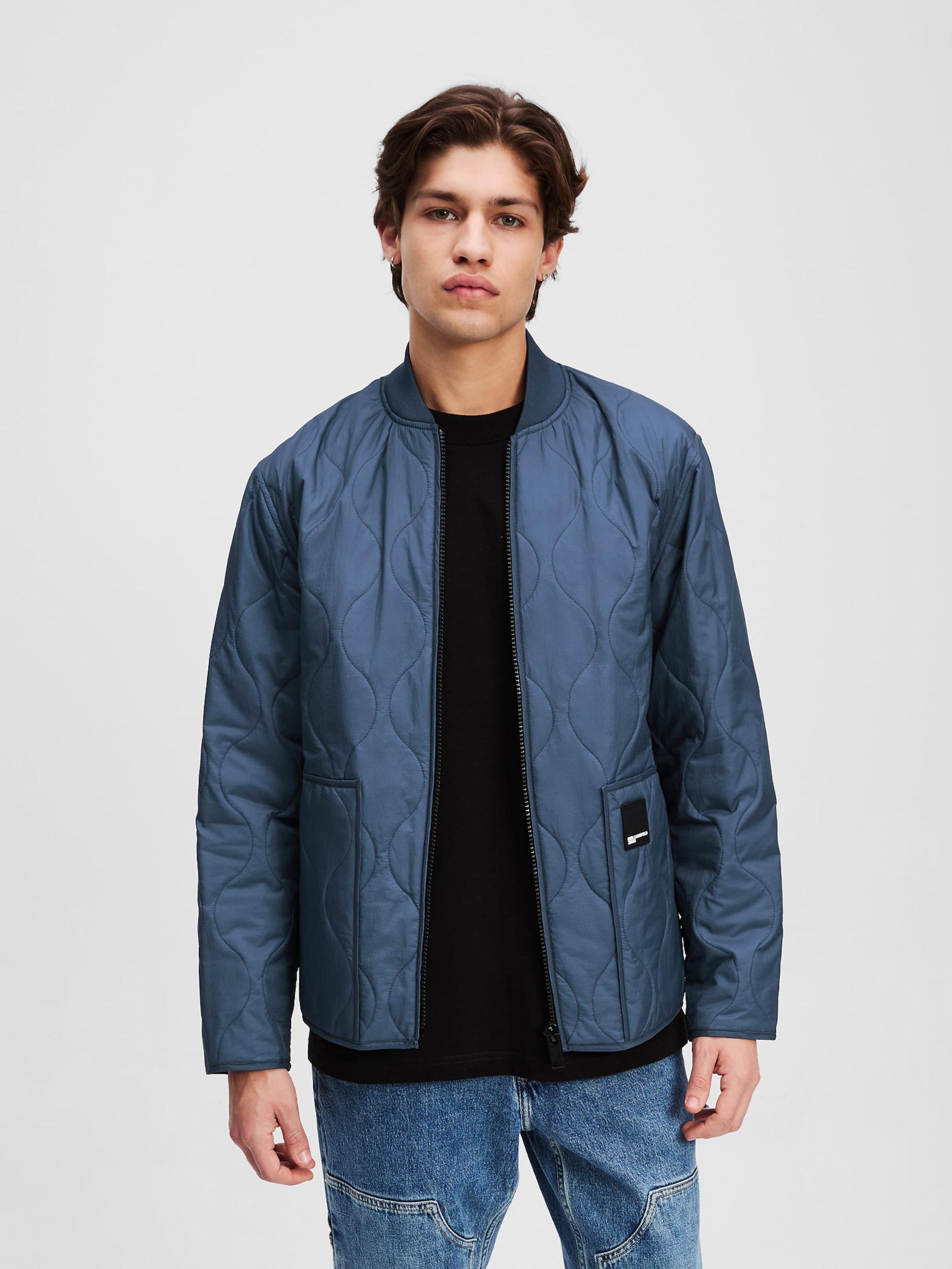 KARL LAGERFELD JEANS Starpsezonu jaka tumši zils