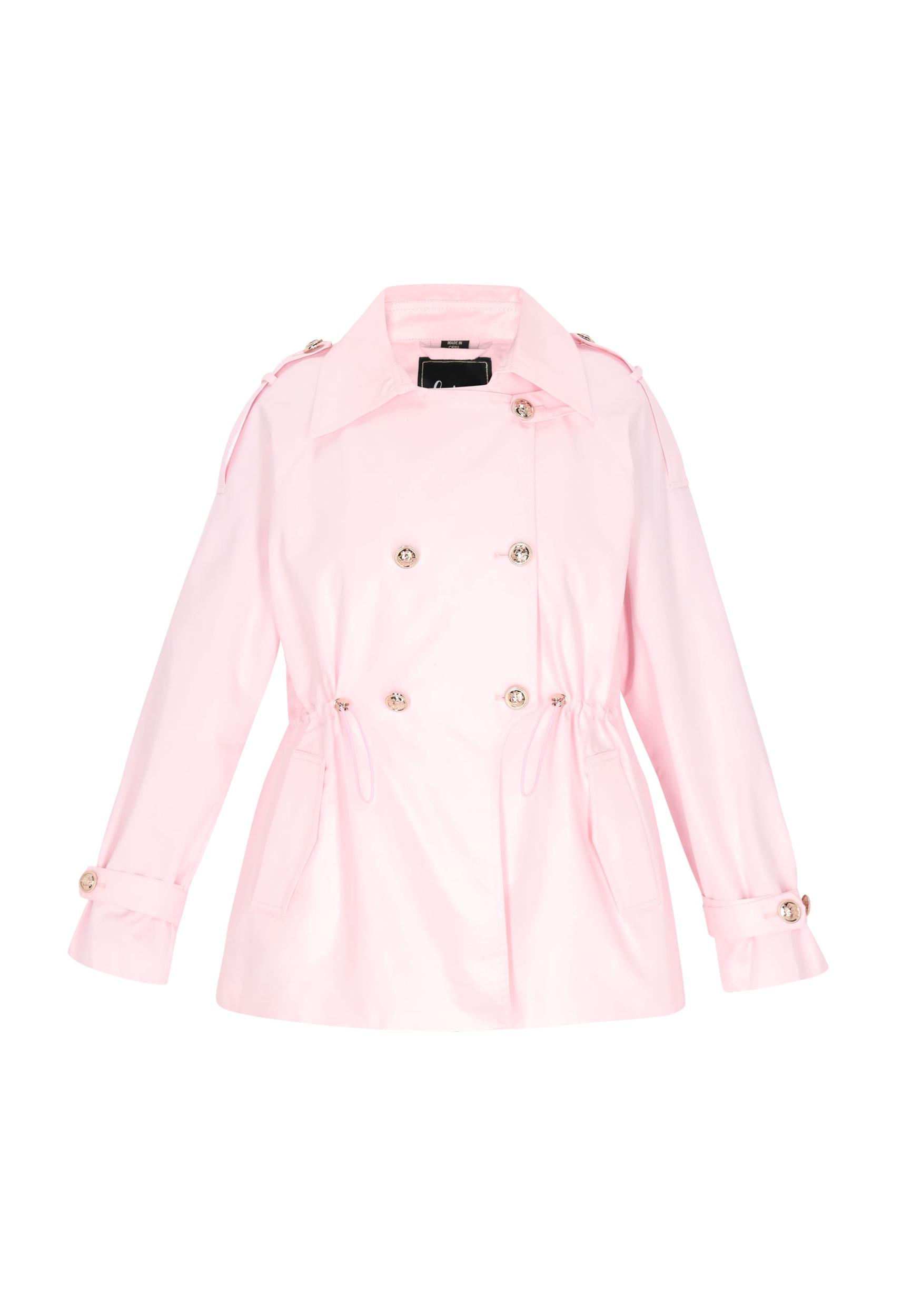 faina Starpsezonu mētelis rožains