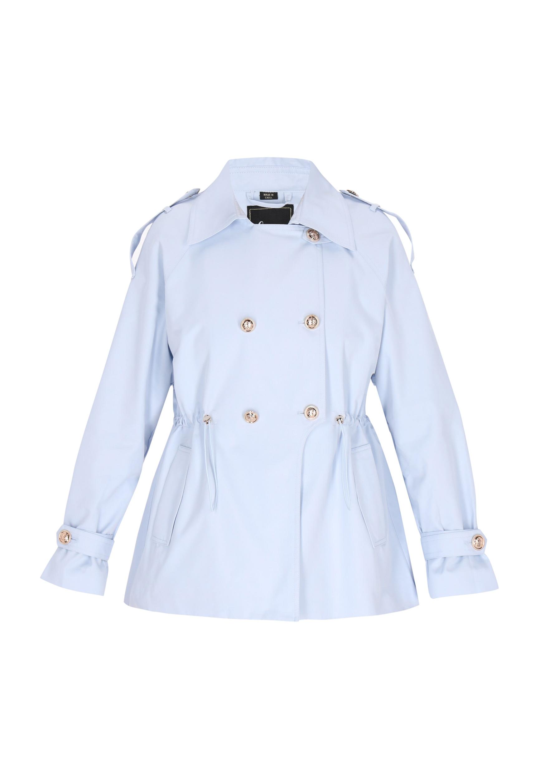 faina Starpsezonu mētelis debeszils