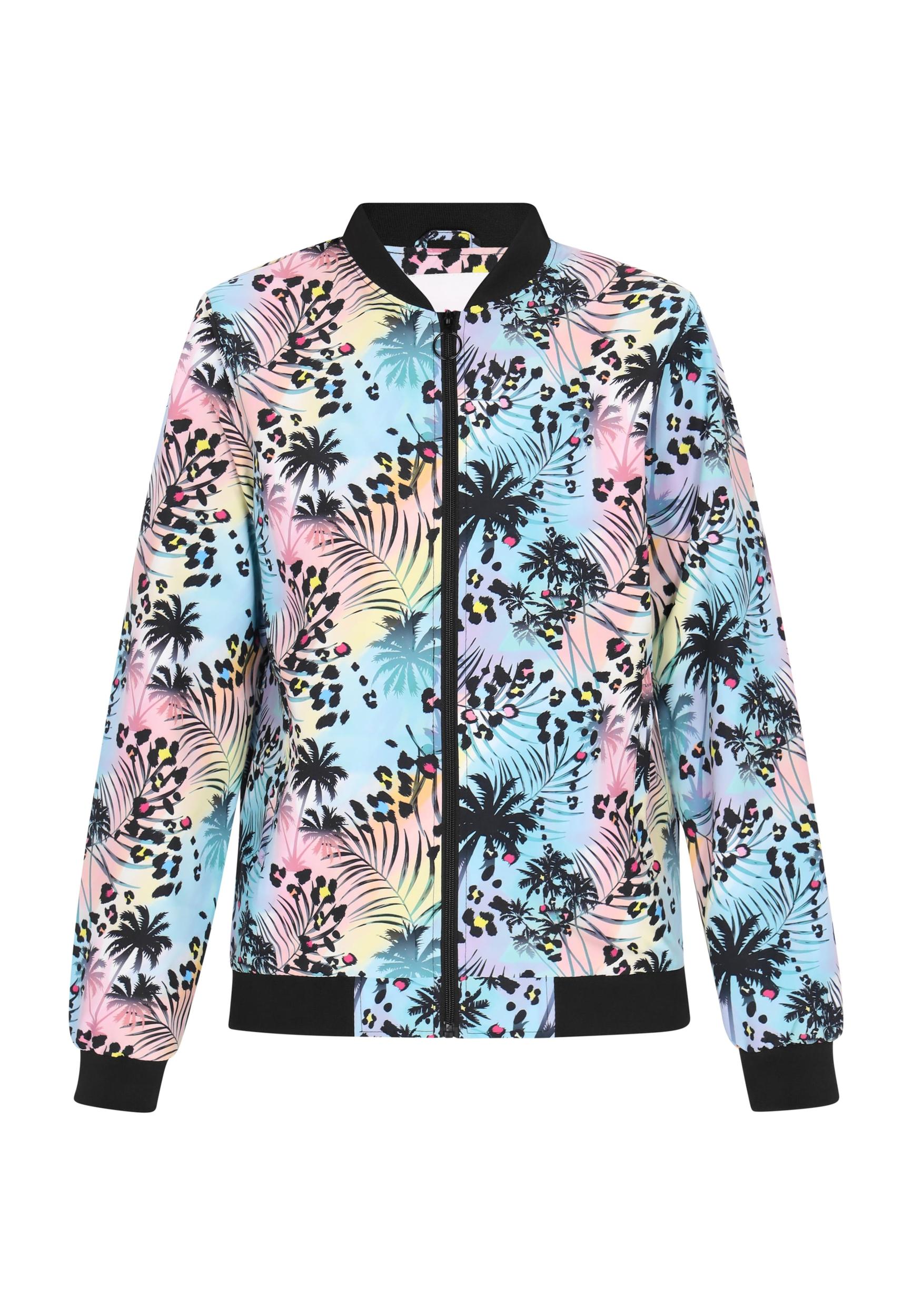 MYMO Starpsezonu jaka debeszils / gaiši dzeltens / rožkrāsas / melns