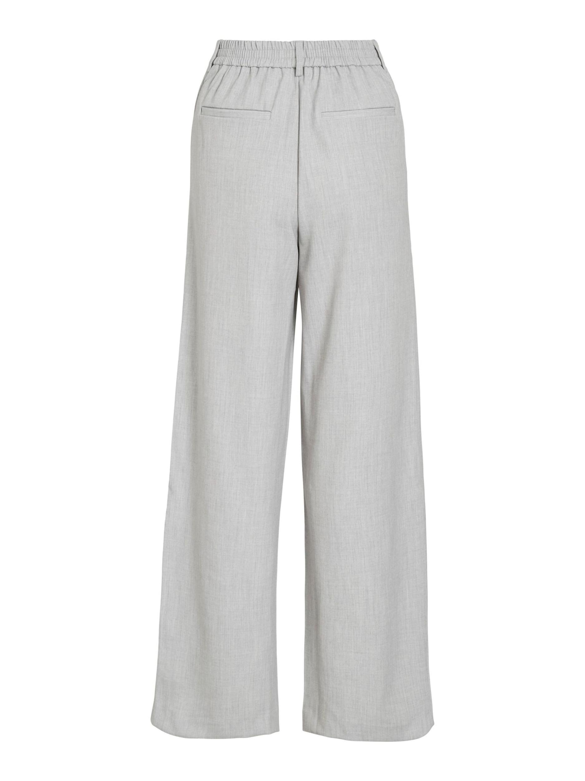 VILA Bikses 'VIVarone' gaiši pelēks