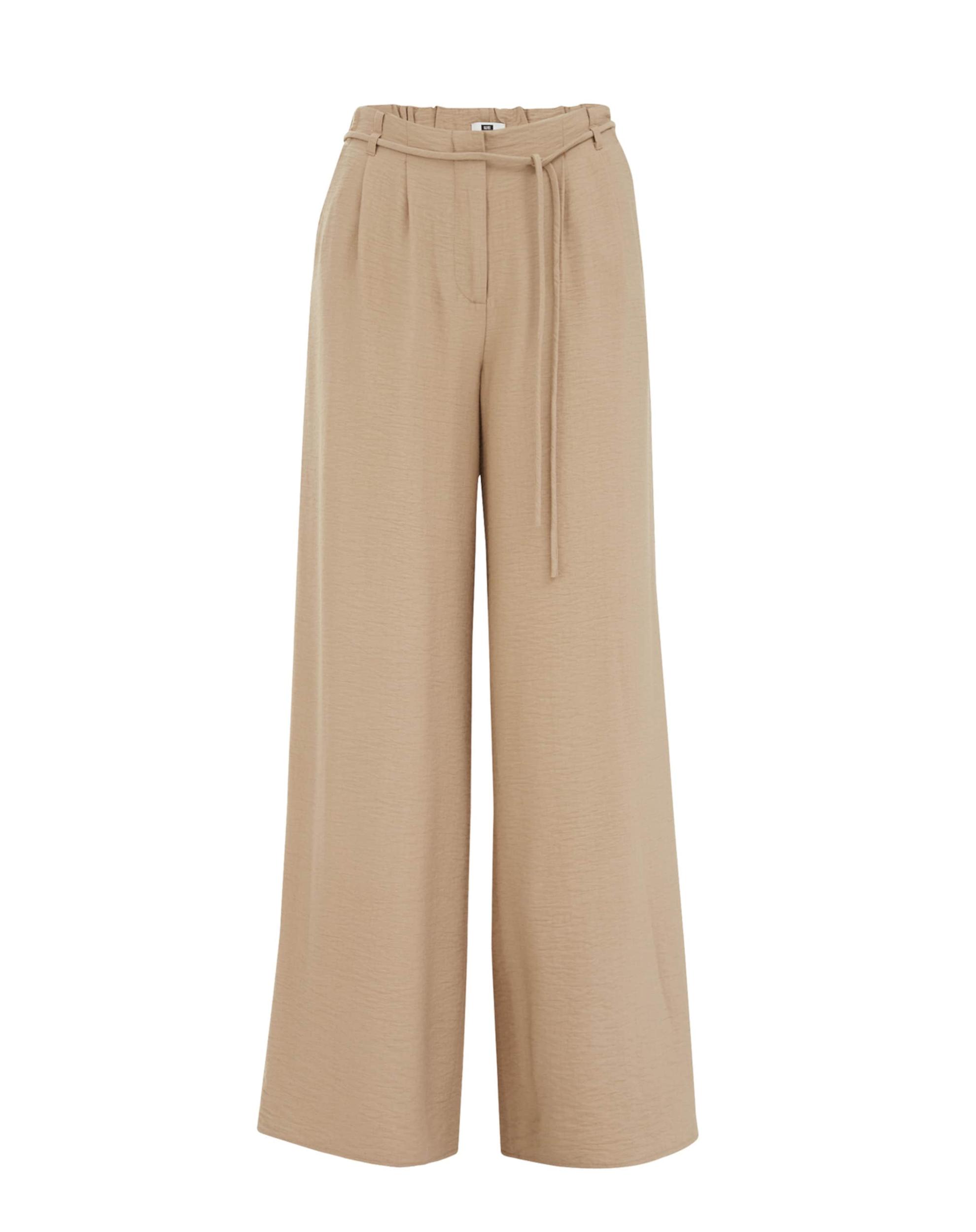 WE Fashion Klasiskas bikses gaiši brūns