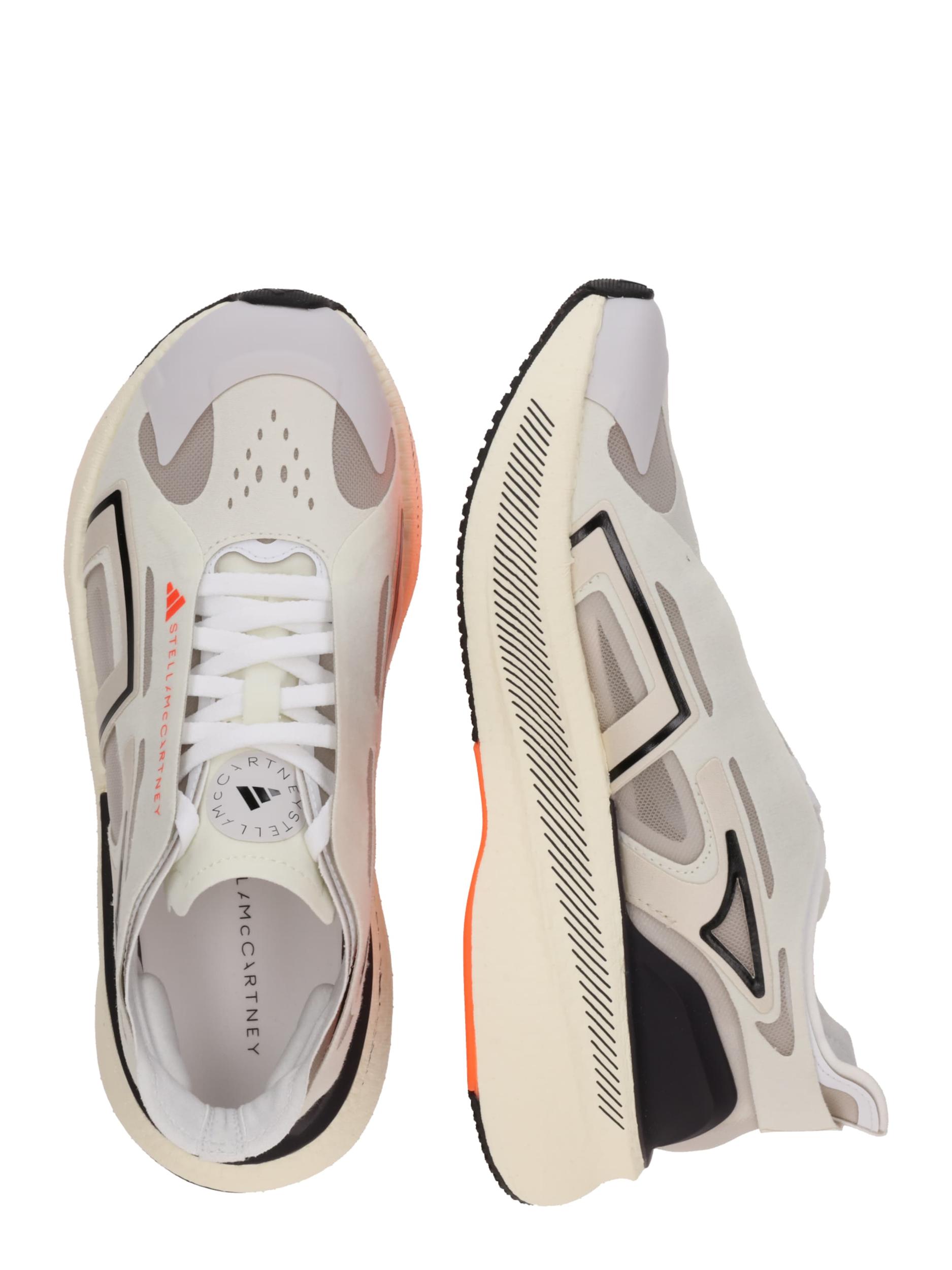 ADIDAS BY STELLA MCCARTNEY Skriešanas apavi 'Ultraboost 5' ziloņkaula krāsas / gaiši sarkans / melns