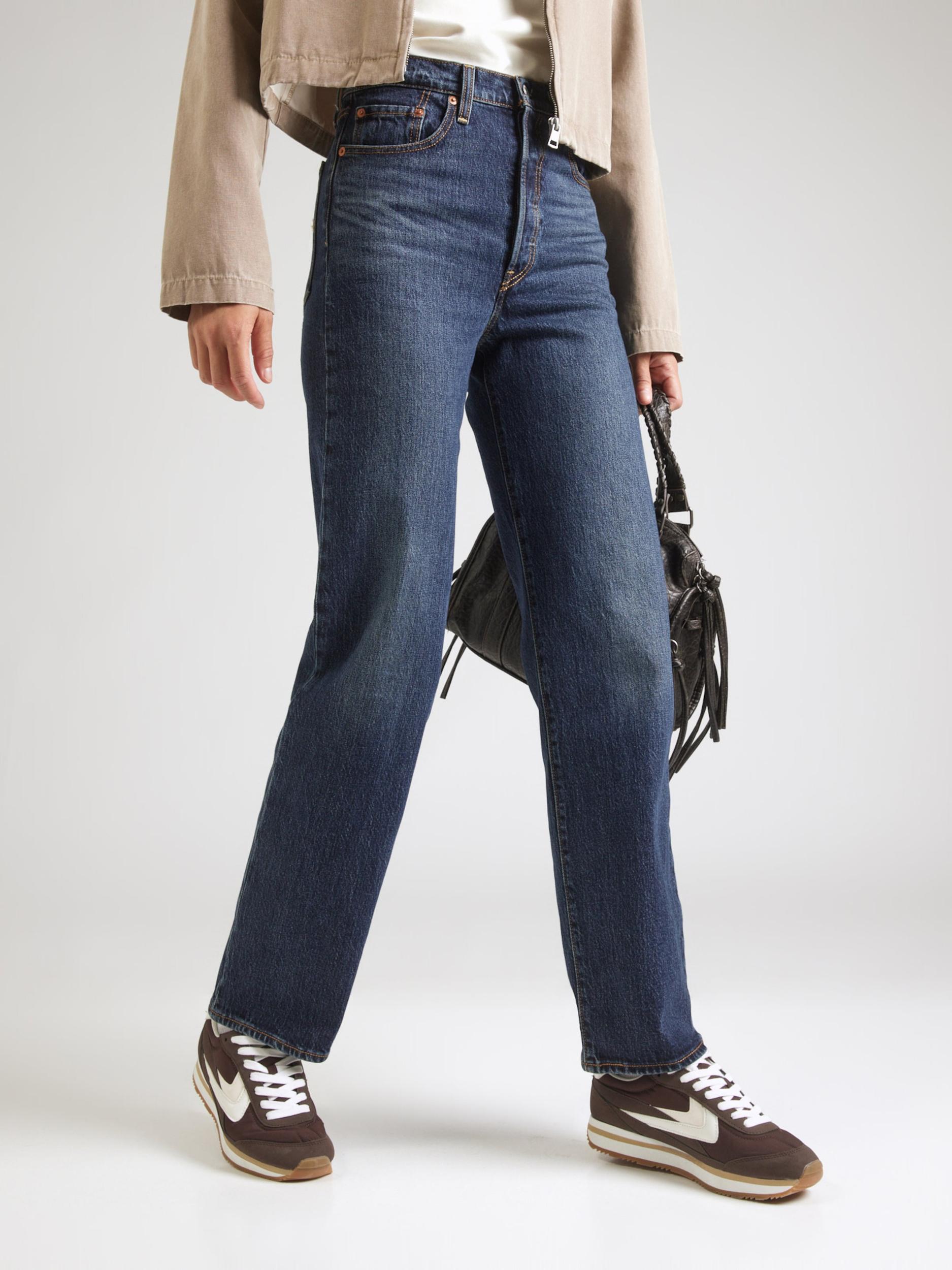 LEVI'S  Džinsi 'Ribcage Full Length' tumši zils