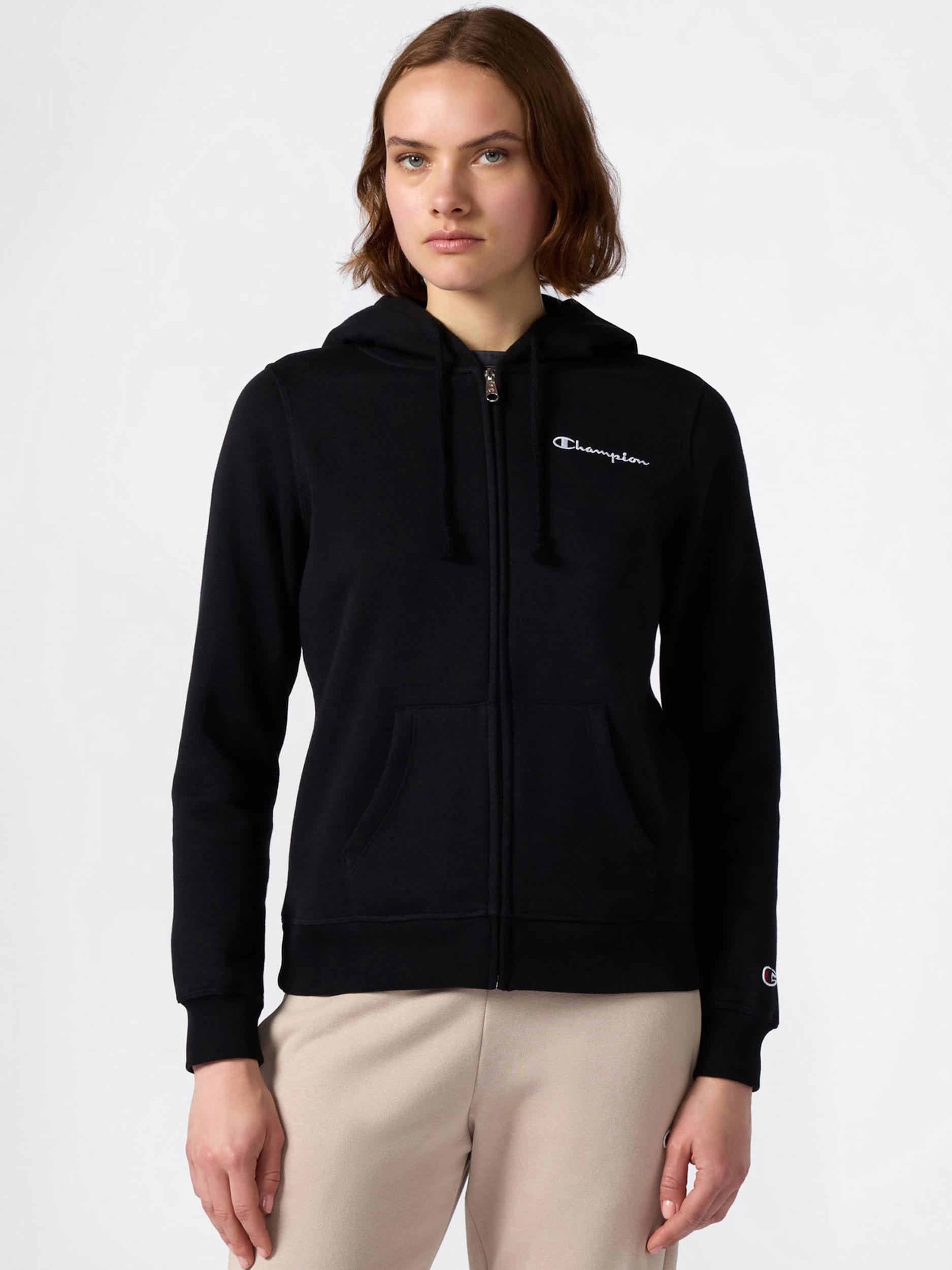 Champion Authentic Athletic Apparel Sportiska jaka melns / balts