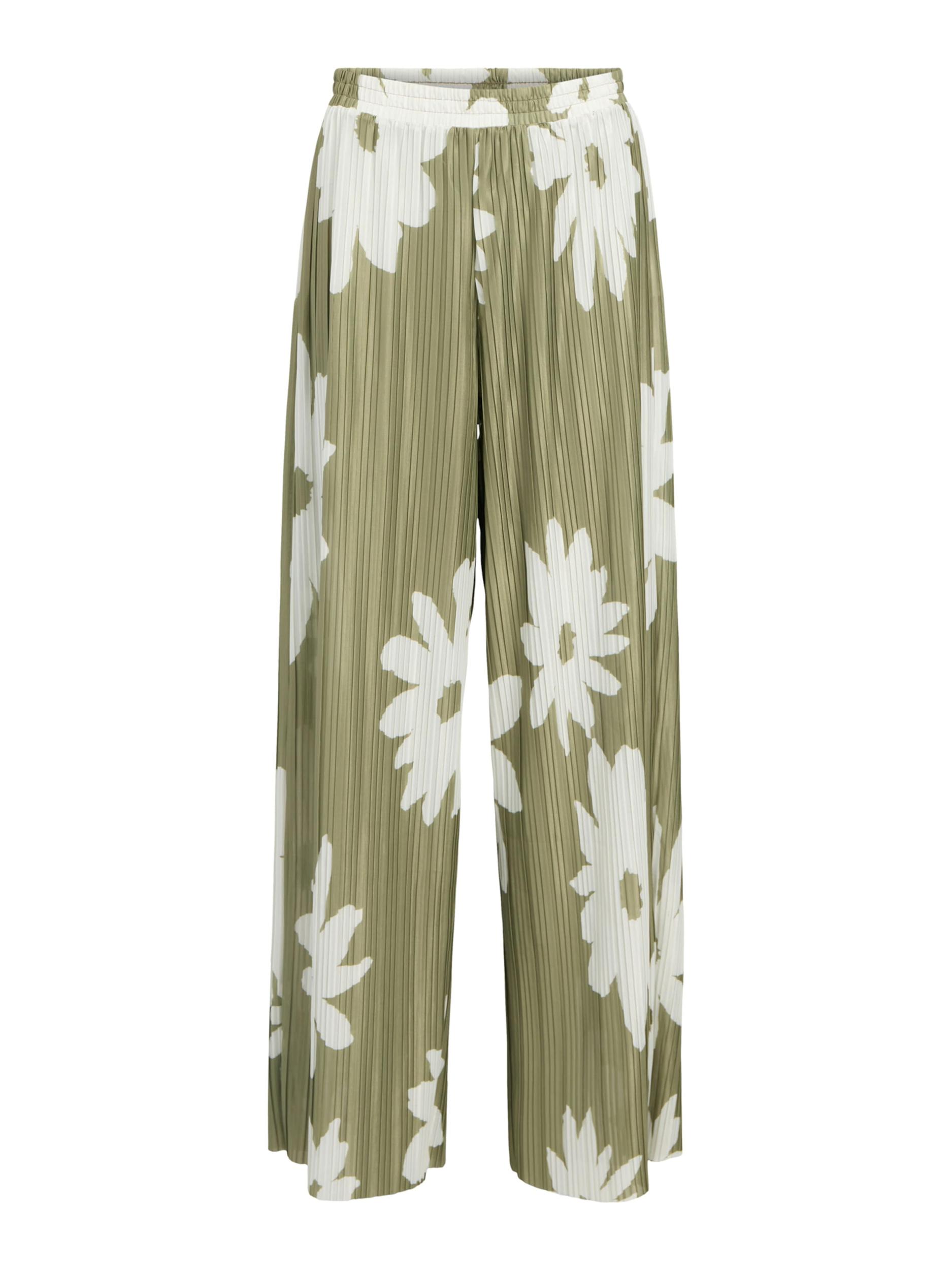 OBJECT Bikses 'OBJChie' olīvzaļš / balts