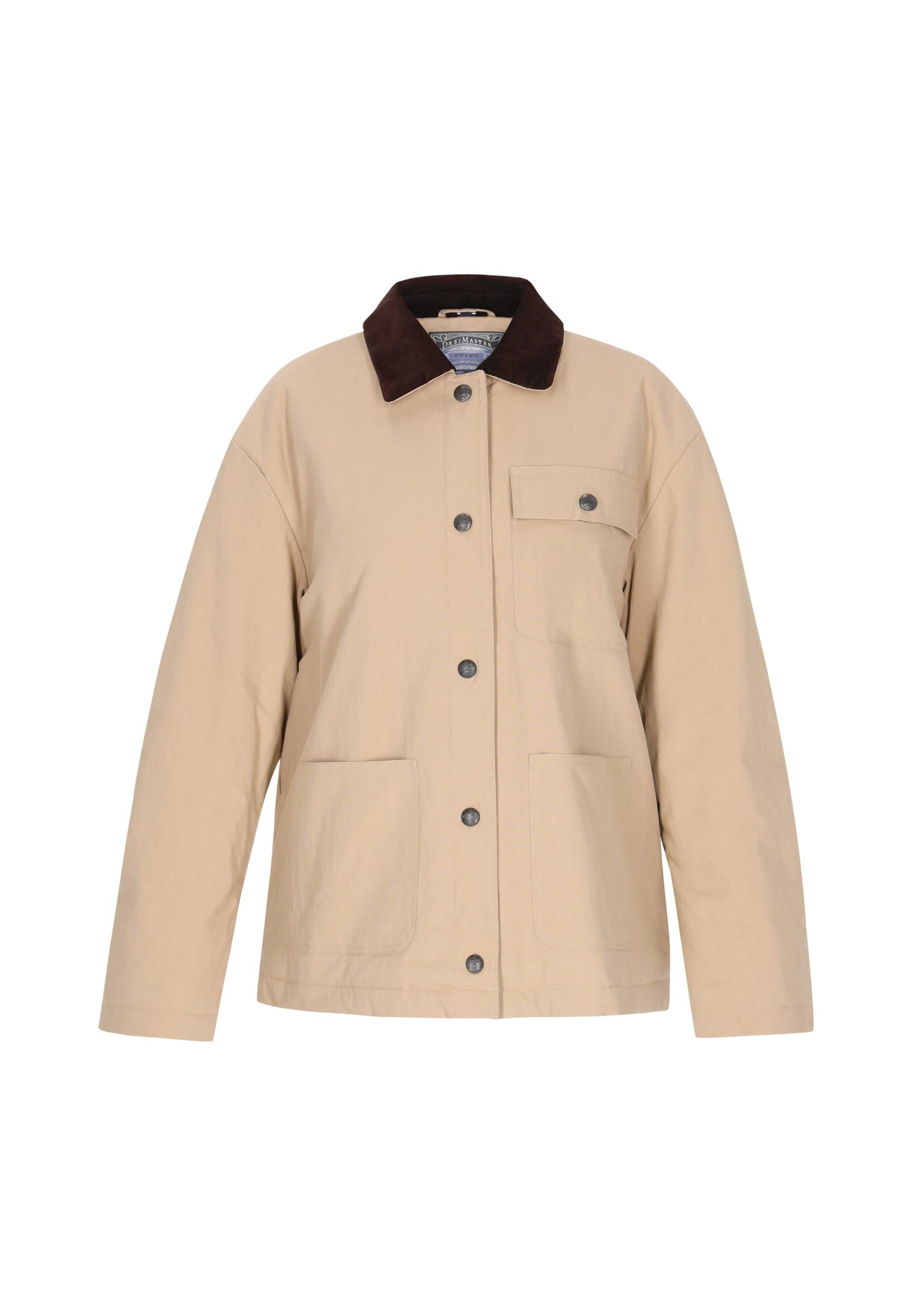 DreiMaster Vintage Starpsezonu jaka bēšs / brūns