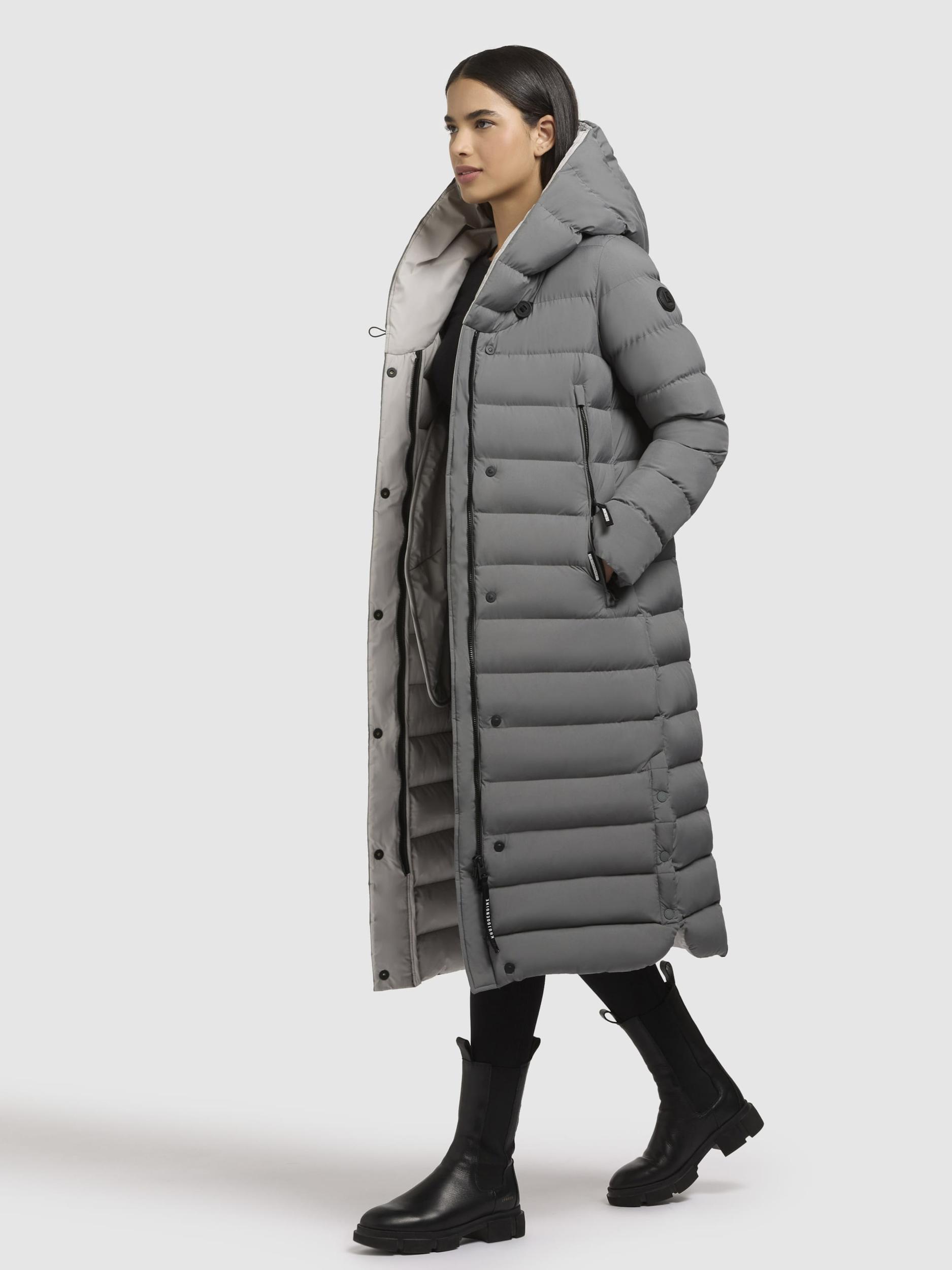 khujo Ziemas mētelis ' TEIVA2 ' pelēks