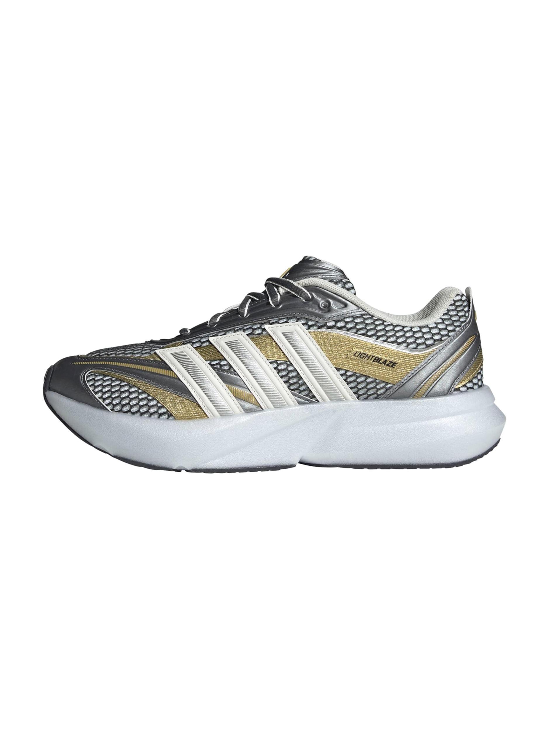 ADIDAS SPORTSWEAR Zemie brīvā laika apavi 'Lightblaze' zelts / sudrabs / balts