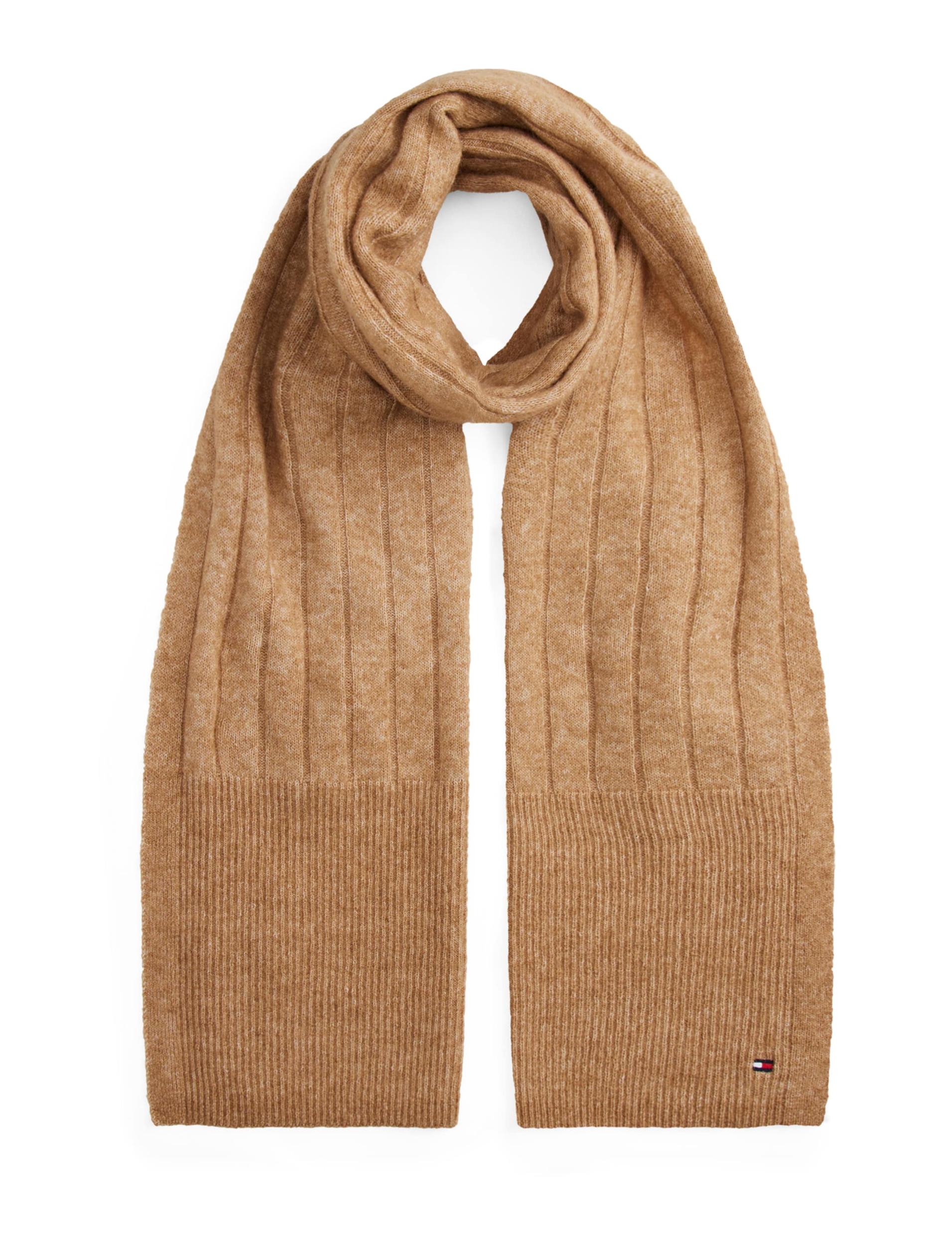 TOMMY HILFIGER Šalle gaiši brūns