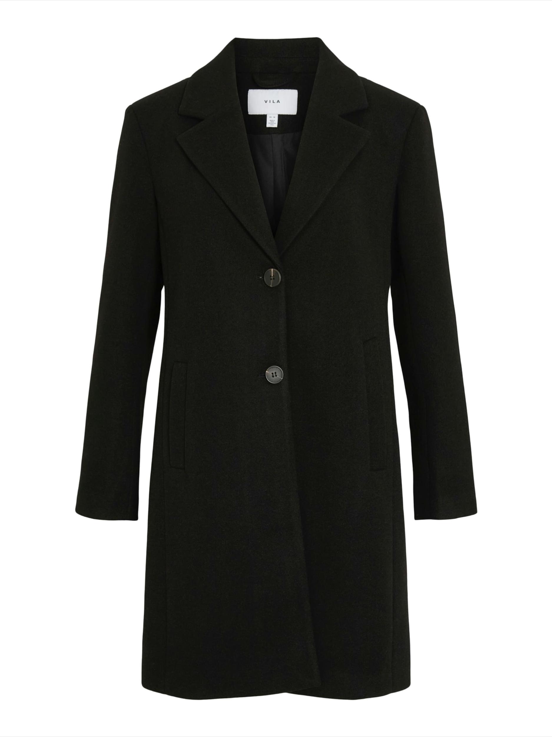 VILA Starpsezonu mētelis melns