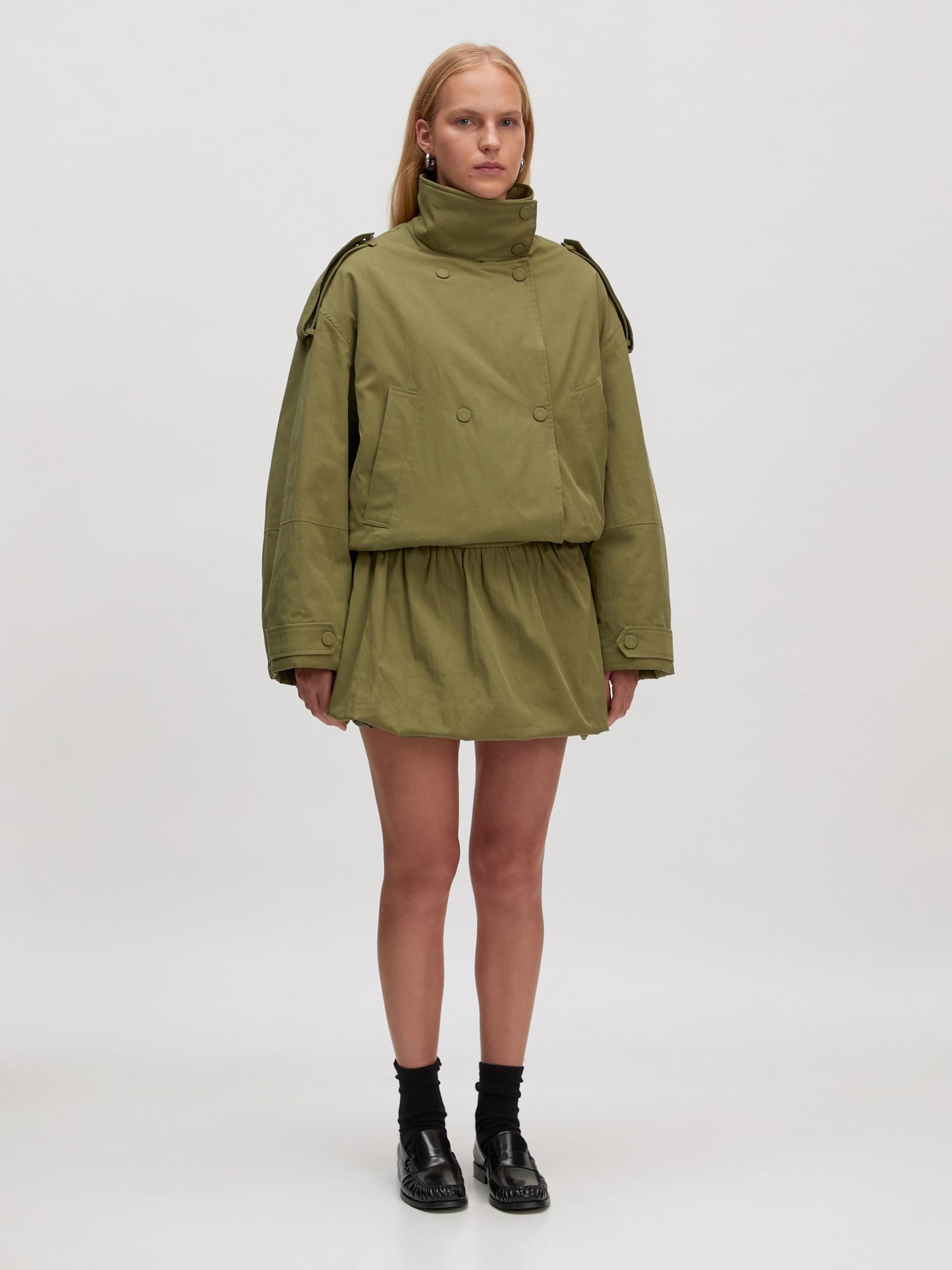 EDITED Starpsezonu jaka 'Agatha' zaļš / haki