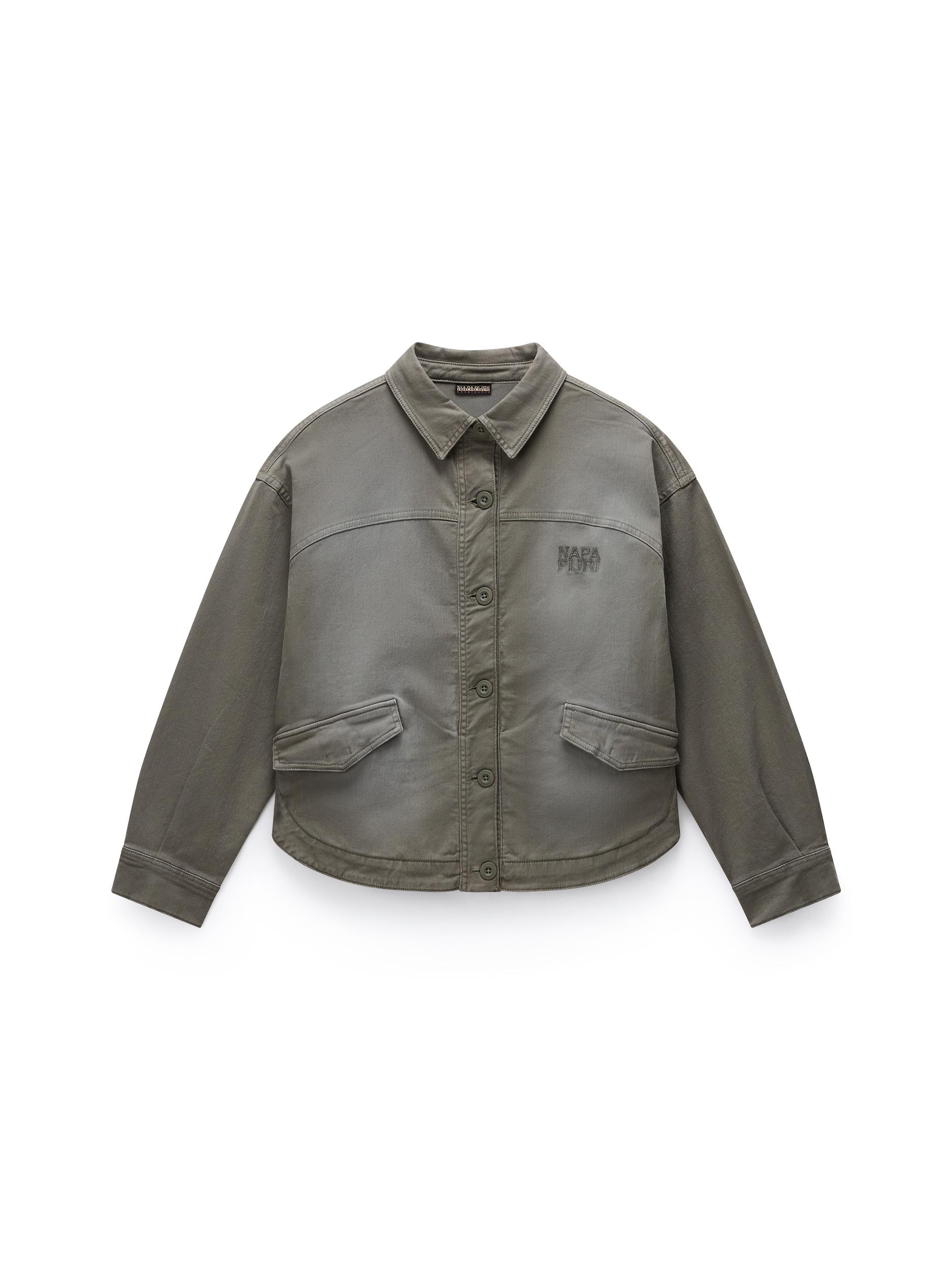 NAPAPIJRI Starpsezonu jaka 'RENDENA' olīvzaļš