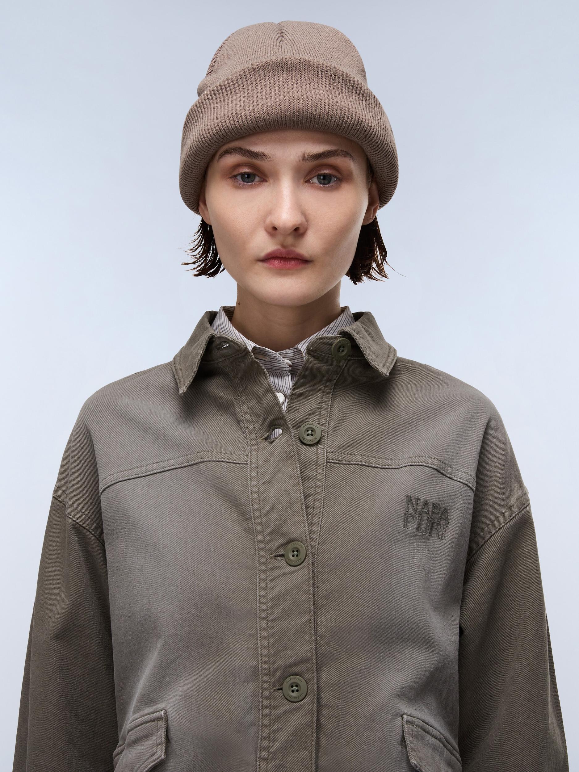 NAPAPIJRI Starpsezonu jaka 'RENDENA' olīvzaļš