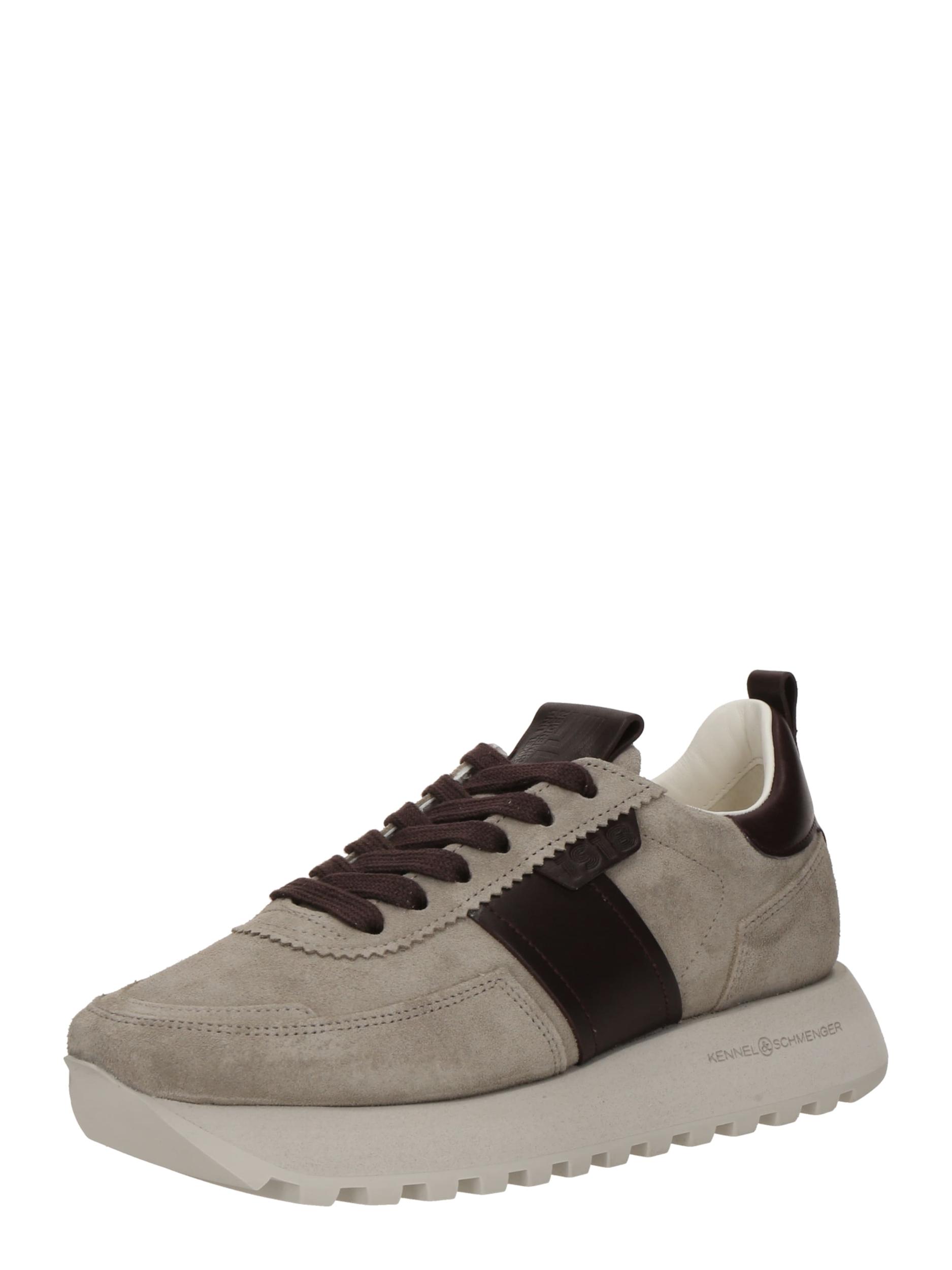 Kennel & Schmenger Zemie brīvā laika apavi 'TONIC' tumši bēšs / vīnsarkans