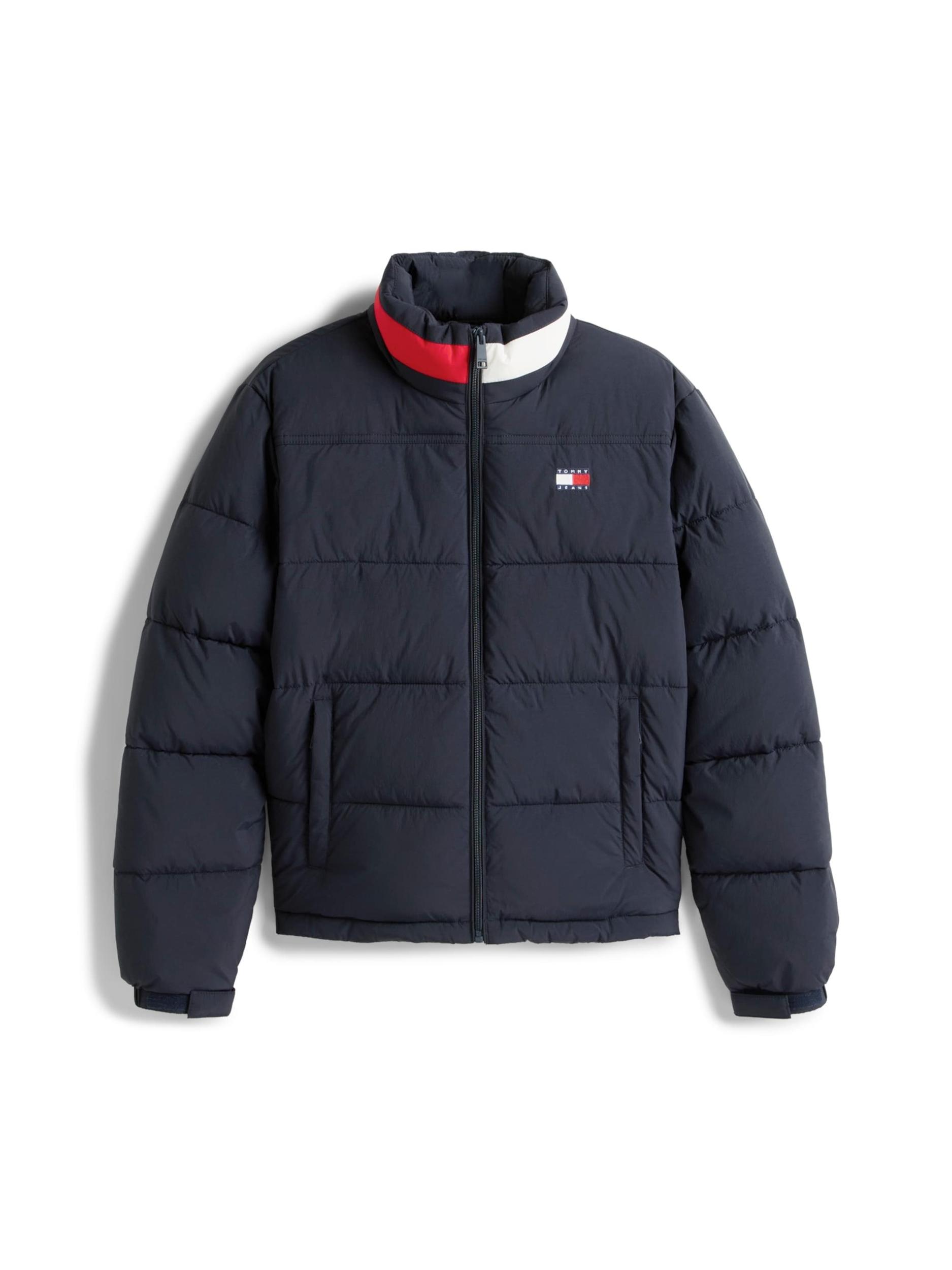 Tommy Jeans Starpsezonu jaka 'ESS' tumši zils