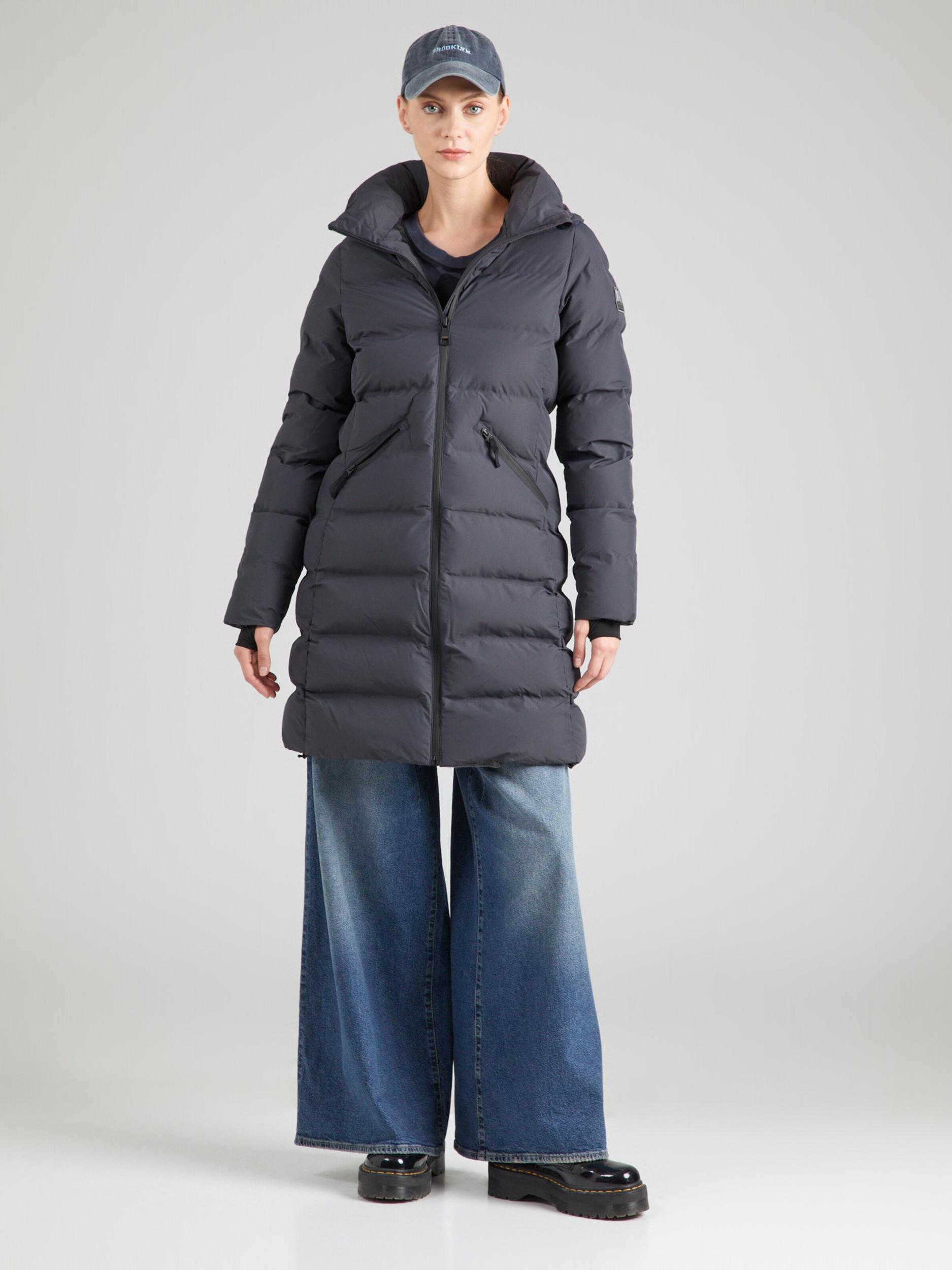 Superdry & Co Ziemas jaka 'City' tumši pelēks