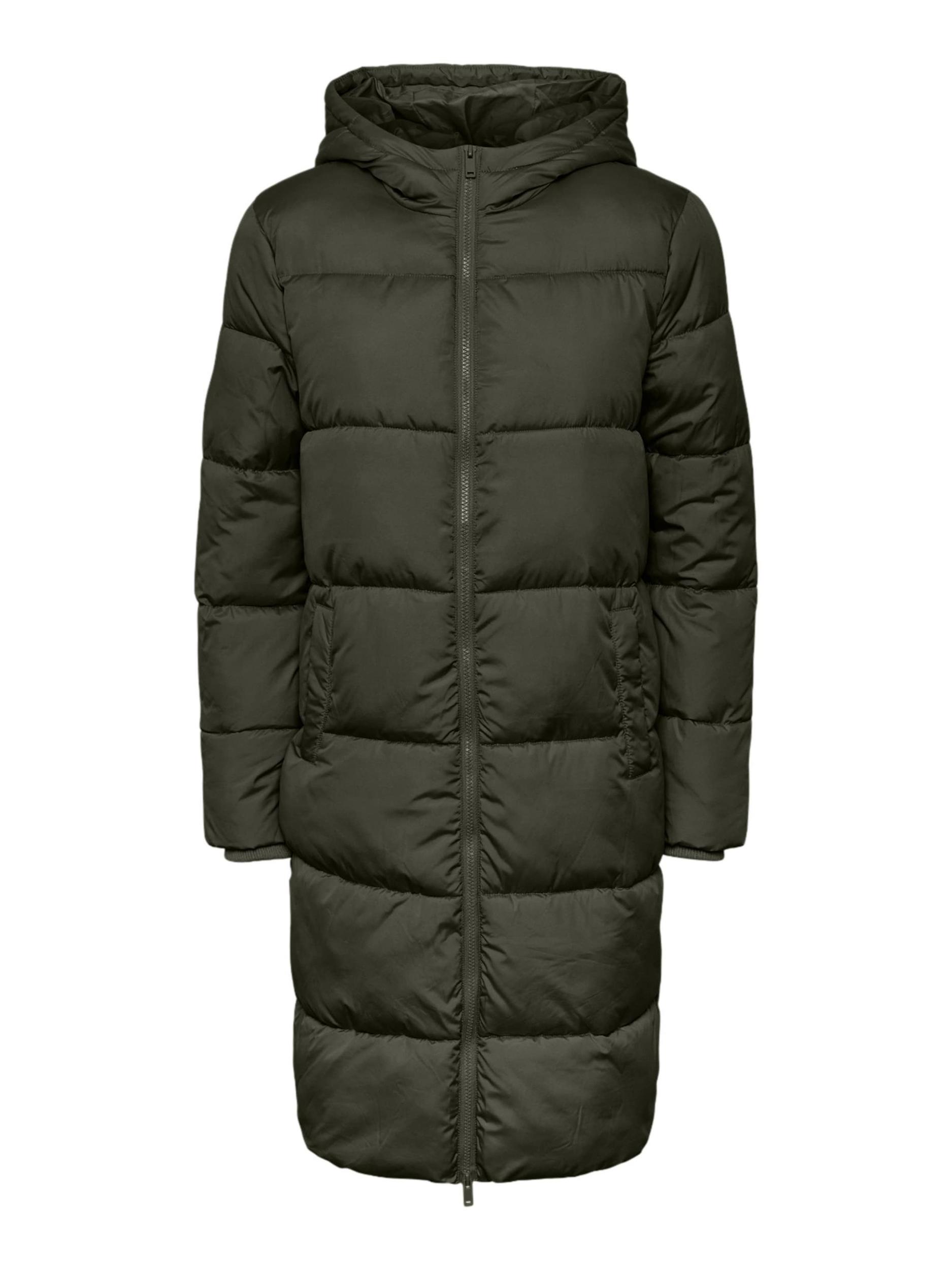 PIECES Ziemas mētelis 'PCBee' tumši zaļa