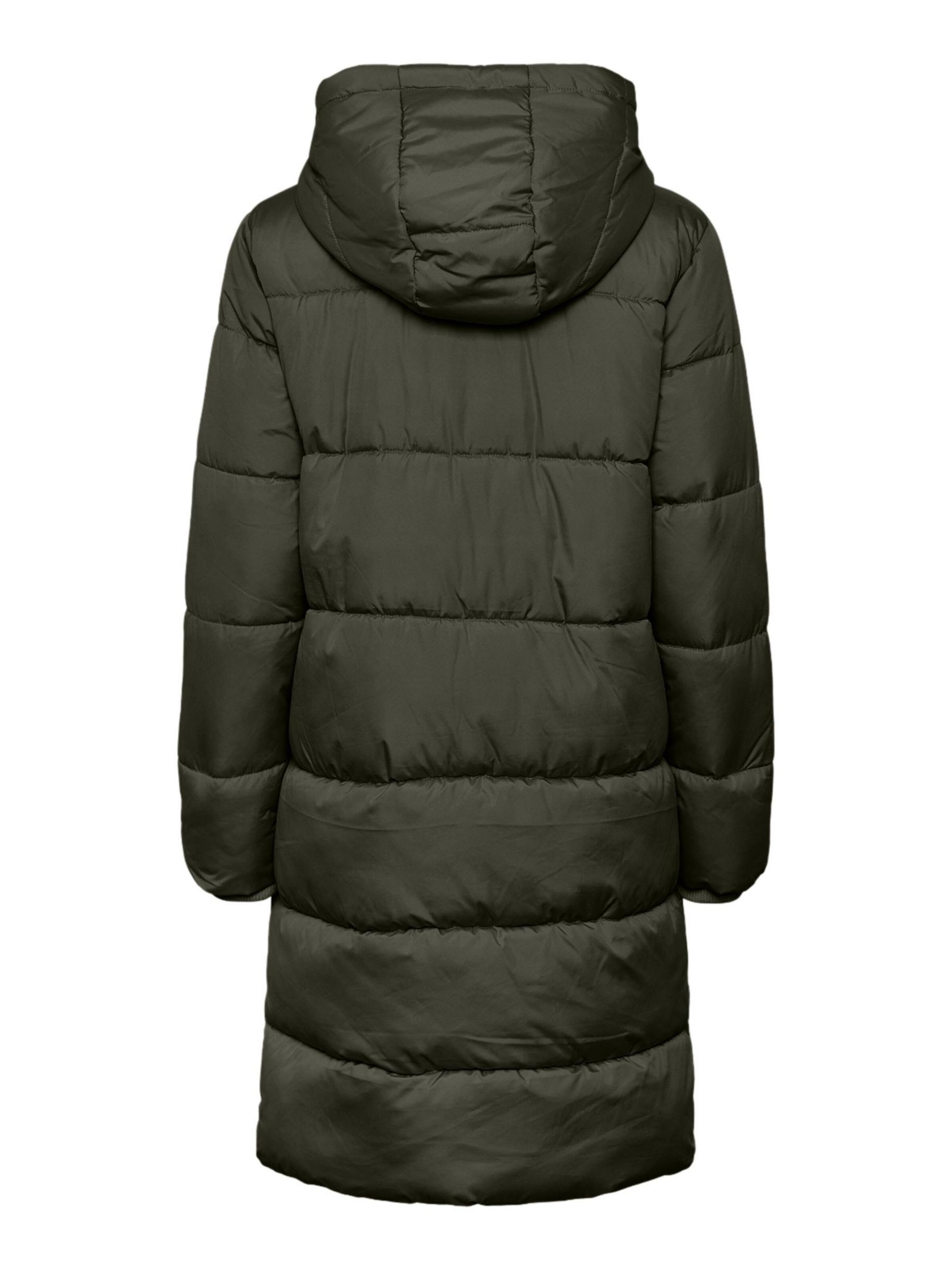 PIECES Ziemas mētelis 'PCBee' tumši zaļa