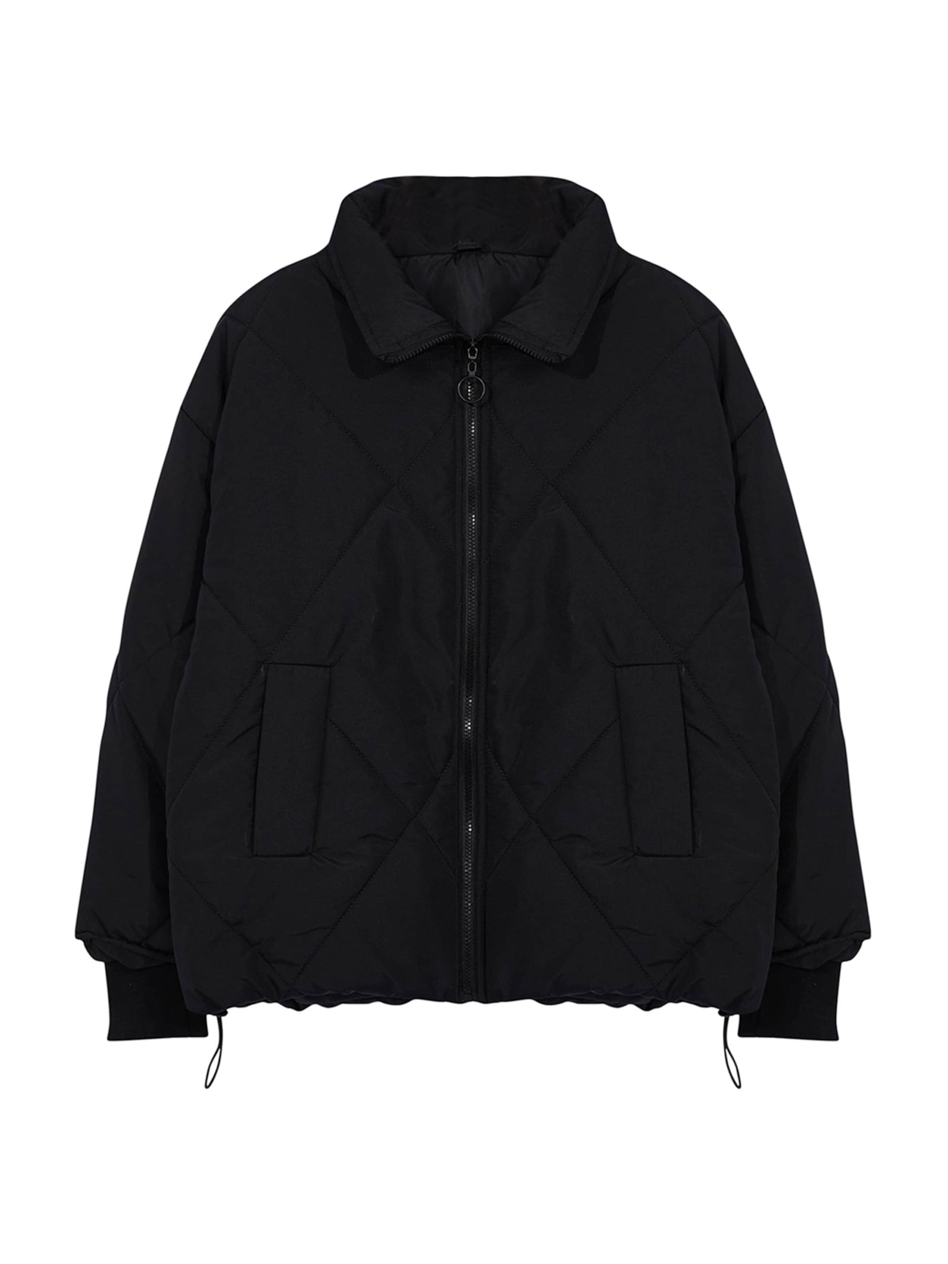 Trendyol Curve Ziemas jaka melns