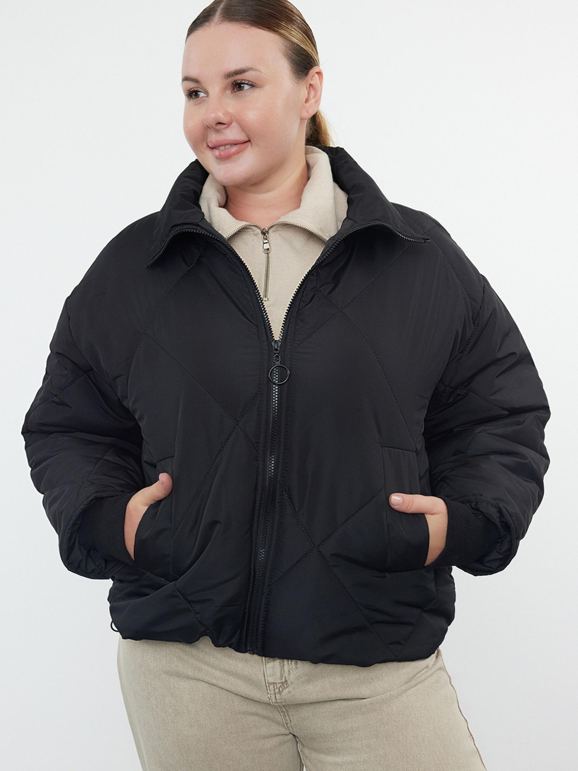 Trendyol Curve Ziemas jaka melns