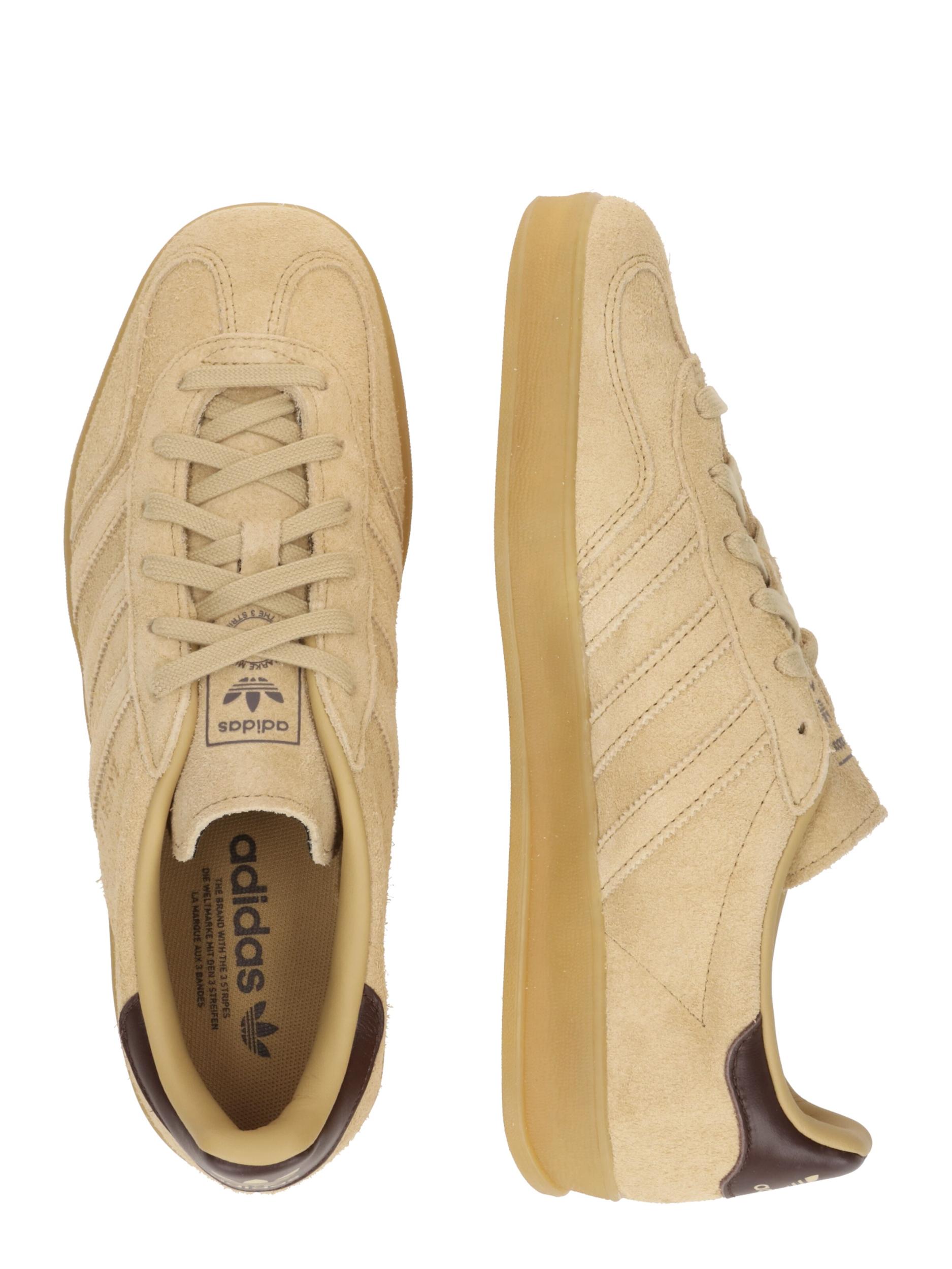 ADIDAS ORIGINALS Zemie brīvā laika apavi 'GAZELLE INDOOR' šampanieša
