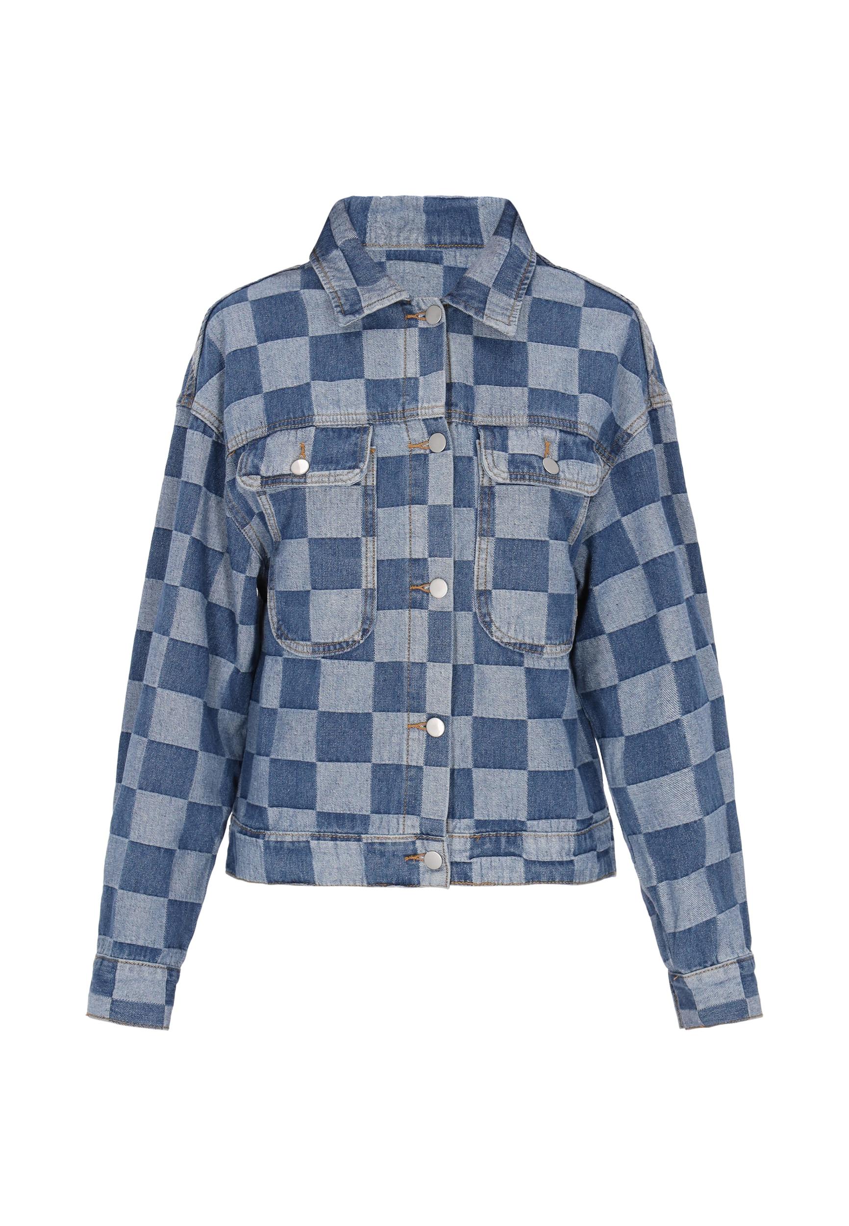 nelice Starpsezonu jaka tirkīza / zils džinss