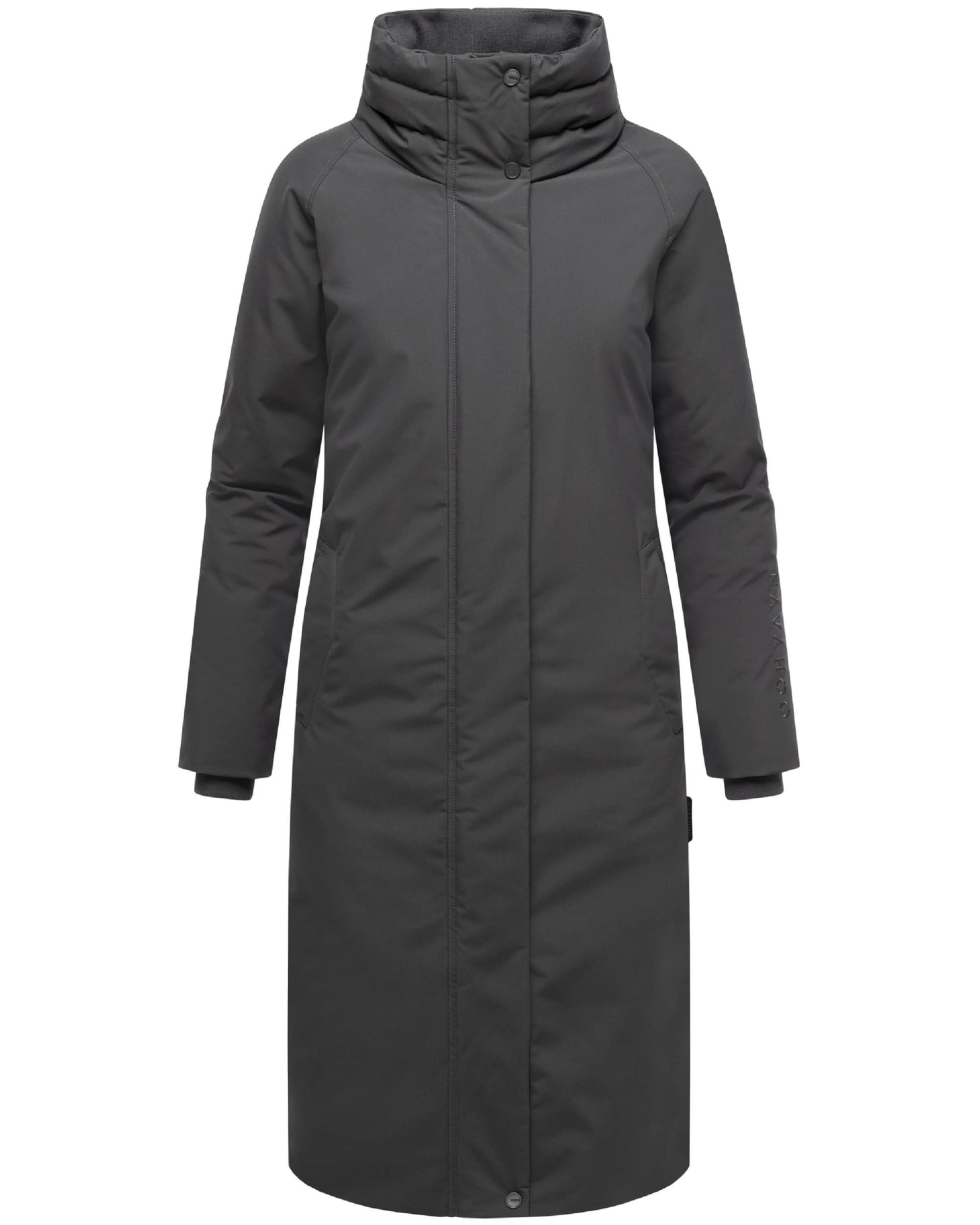 NAVAHOO Ziemas mētelis 'Traumblüte 14' antracīta