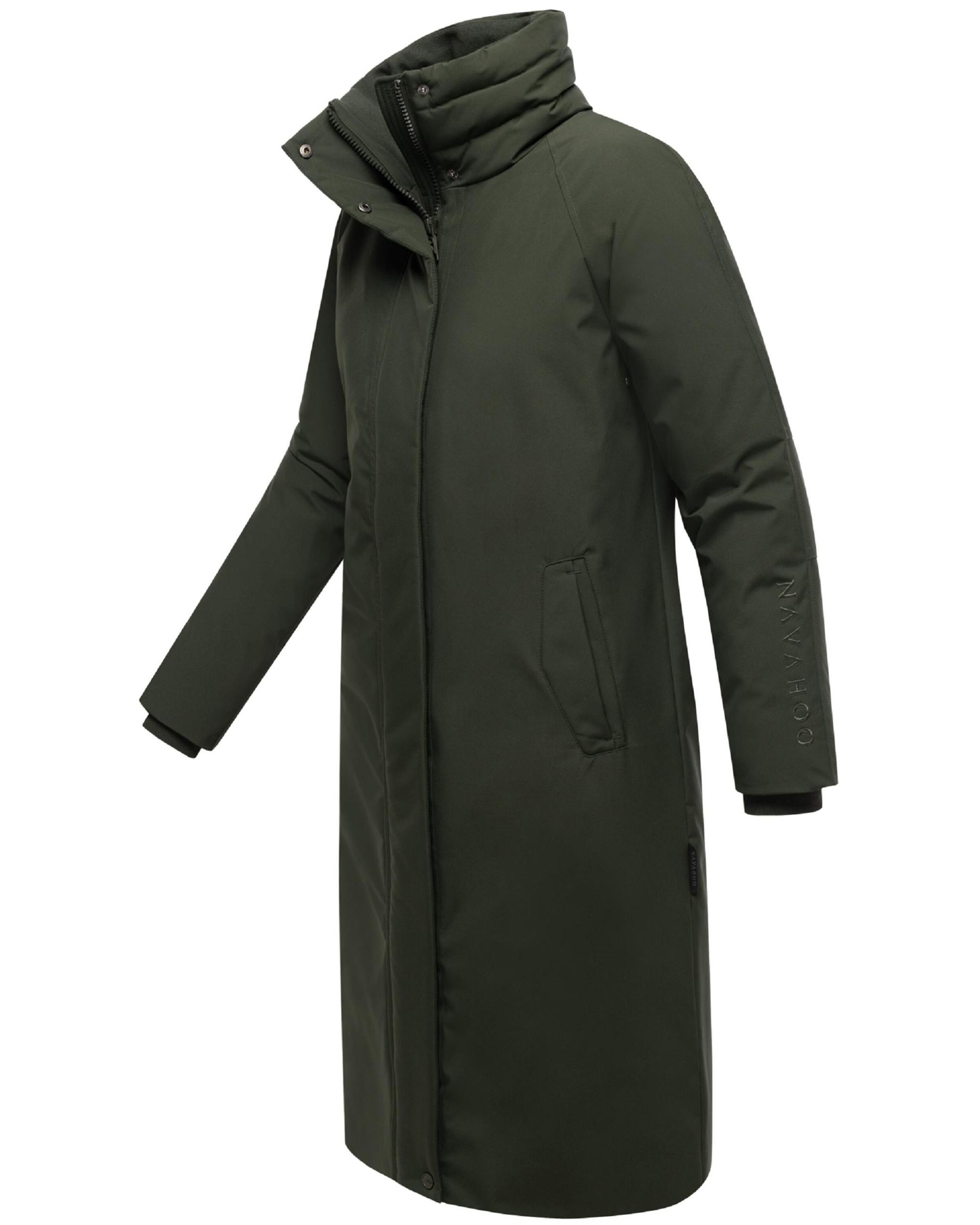 NAVAHOO Ziemas mētelis 'Traumblüte 14' tumši zaļš