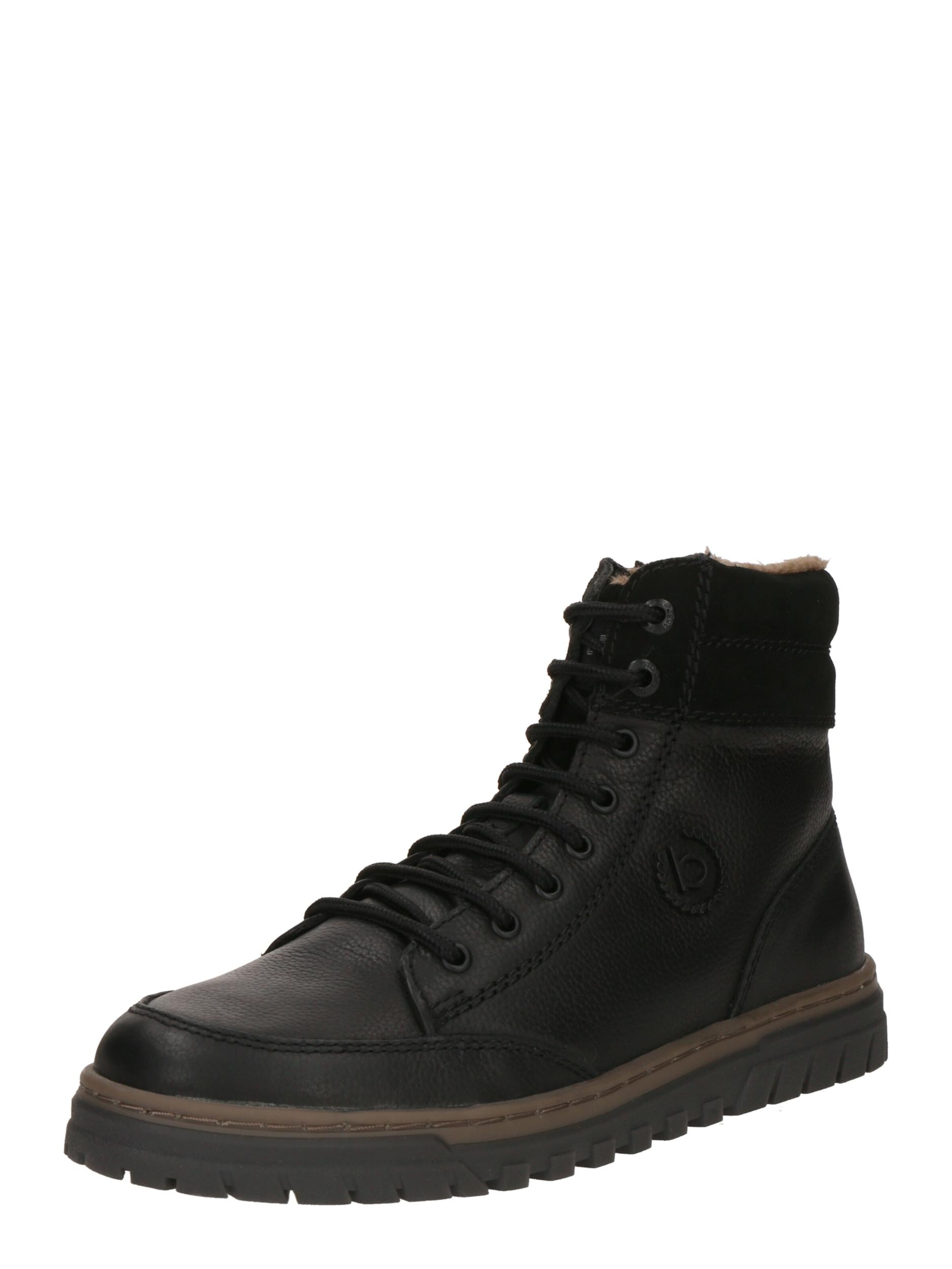 bugatti Klasiskie šņorzābaki melns